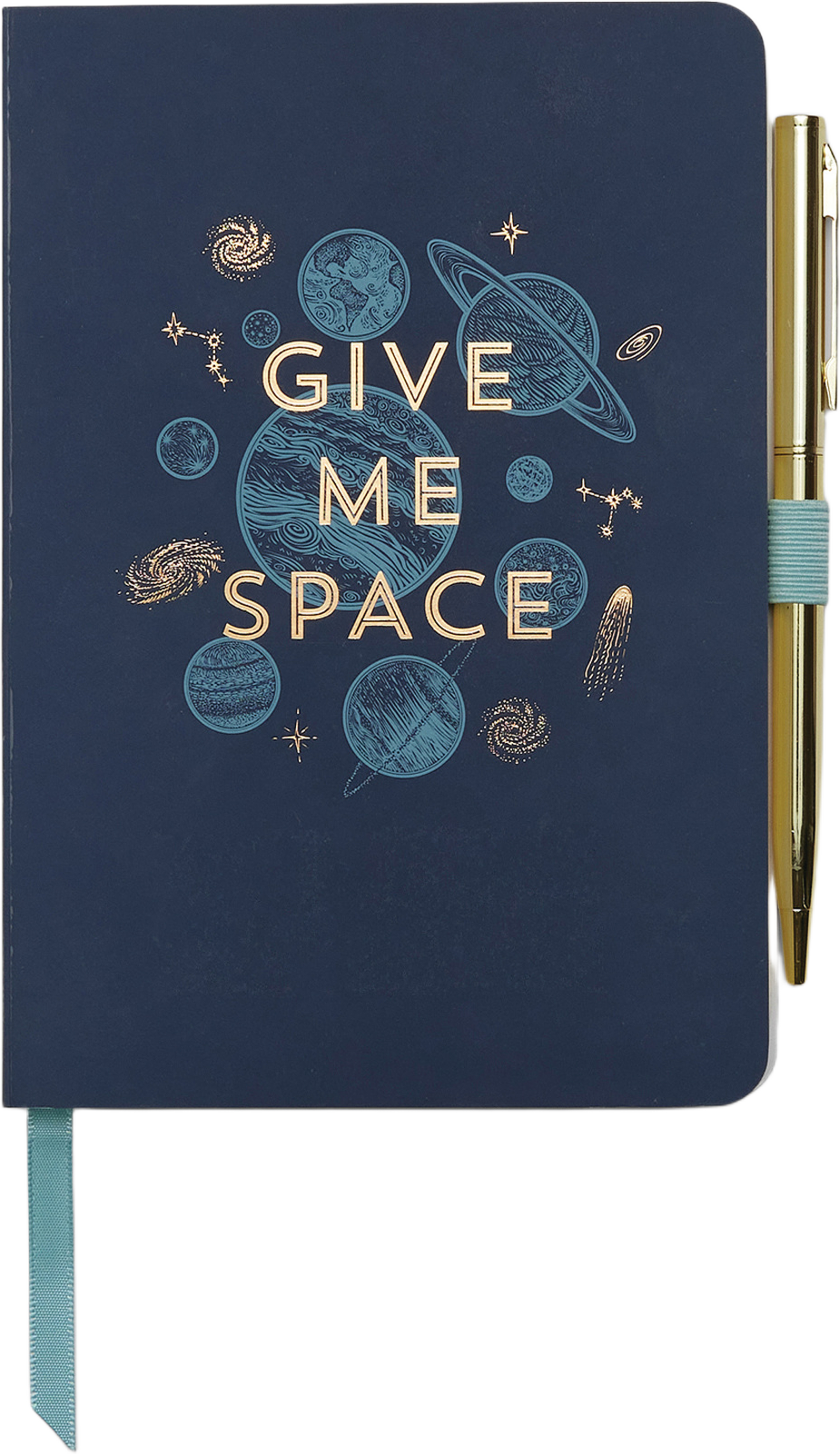 Noteringsbok med penna - Give me Space, från DesignWorks Ink. Klicka för att öppna bilden i stort format