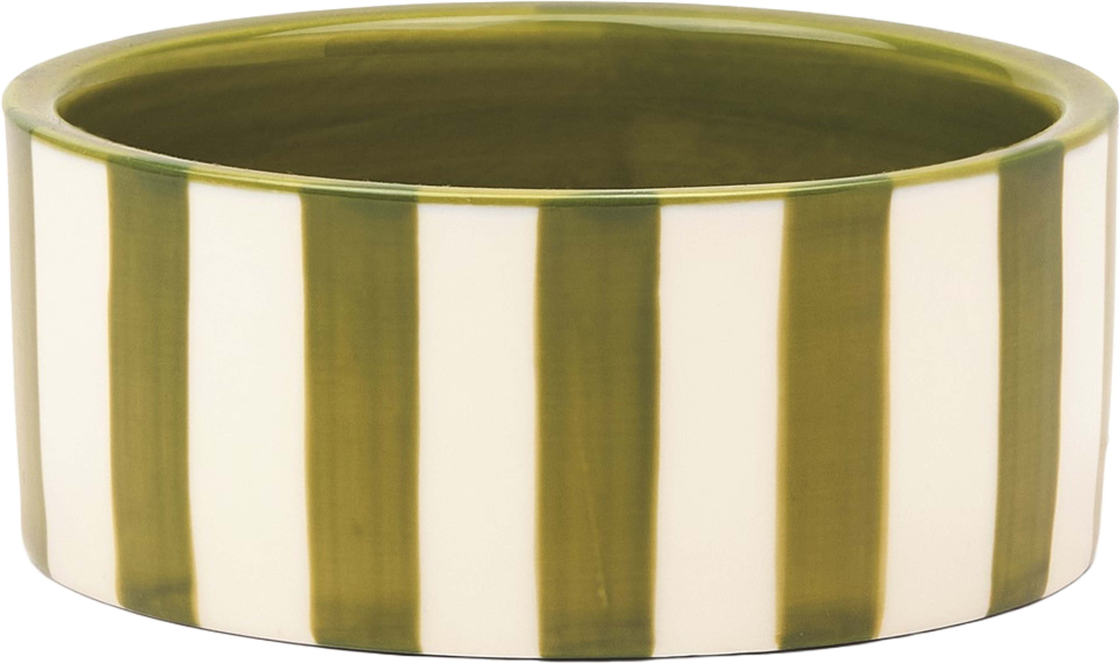 Vinunderlägg - Izzy Wine Coaster - Grön rand, från Here's How. Klicka för att öppna bilden i stort format