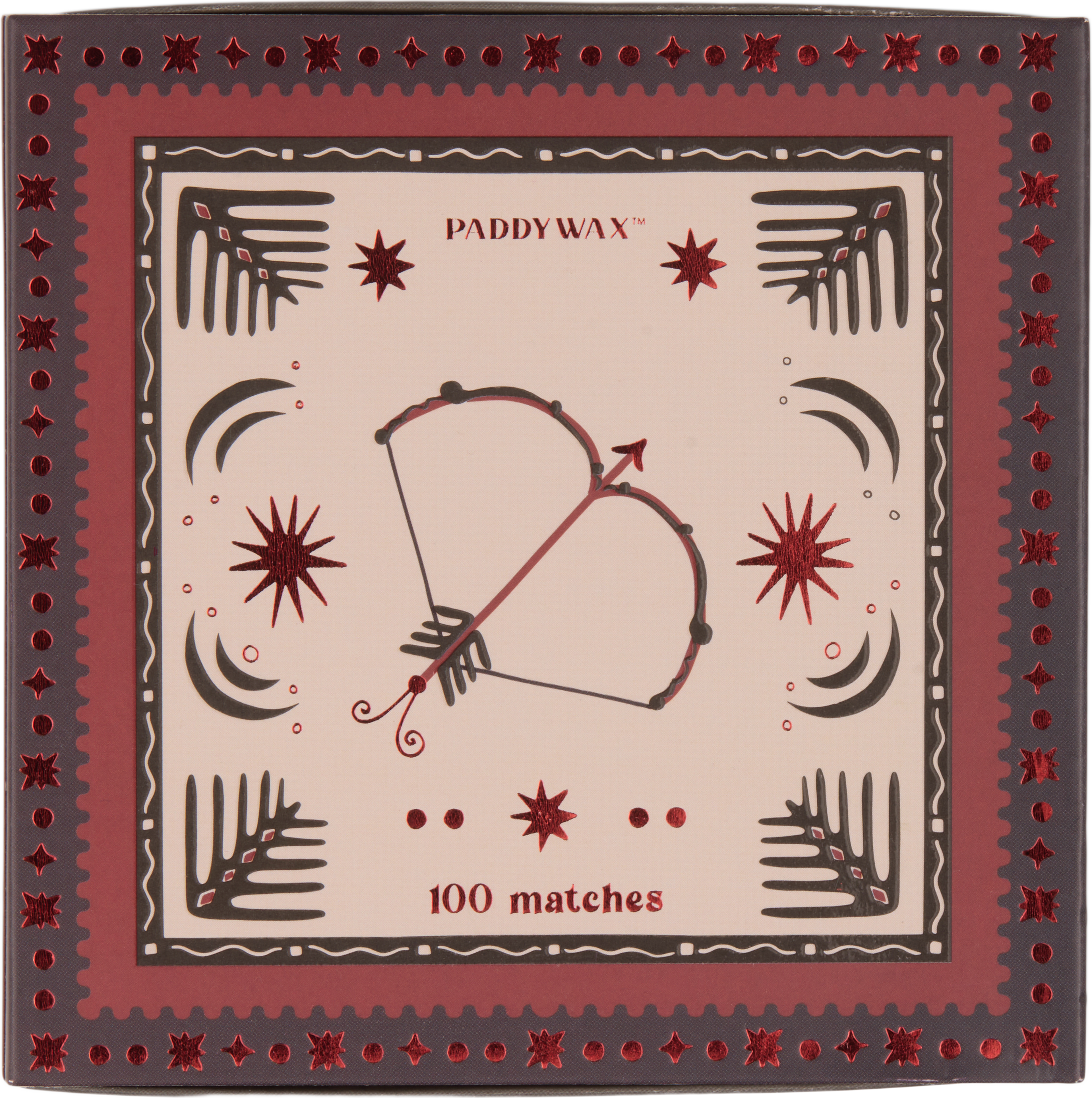 Tändsticksask Jumbo Bow & Arrow, från Paddywax. Klicka för att öppna bilden i stort format