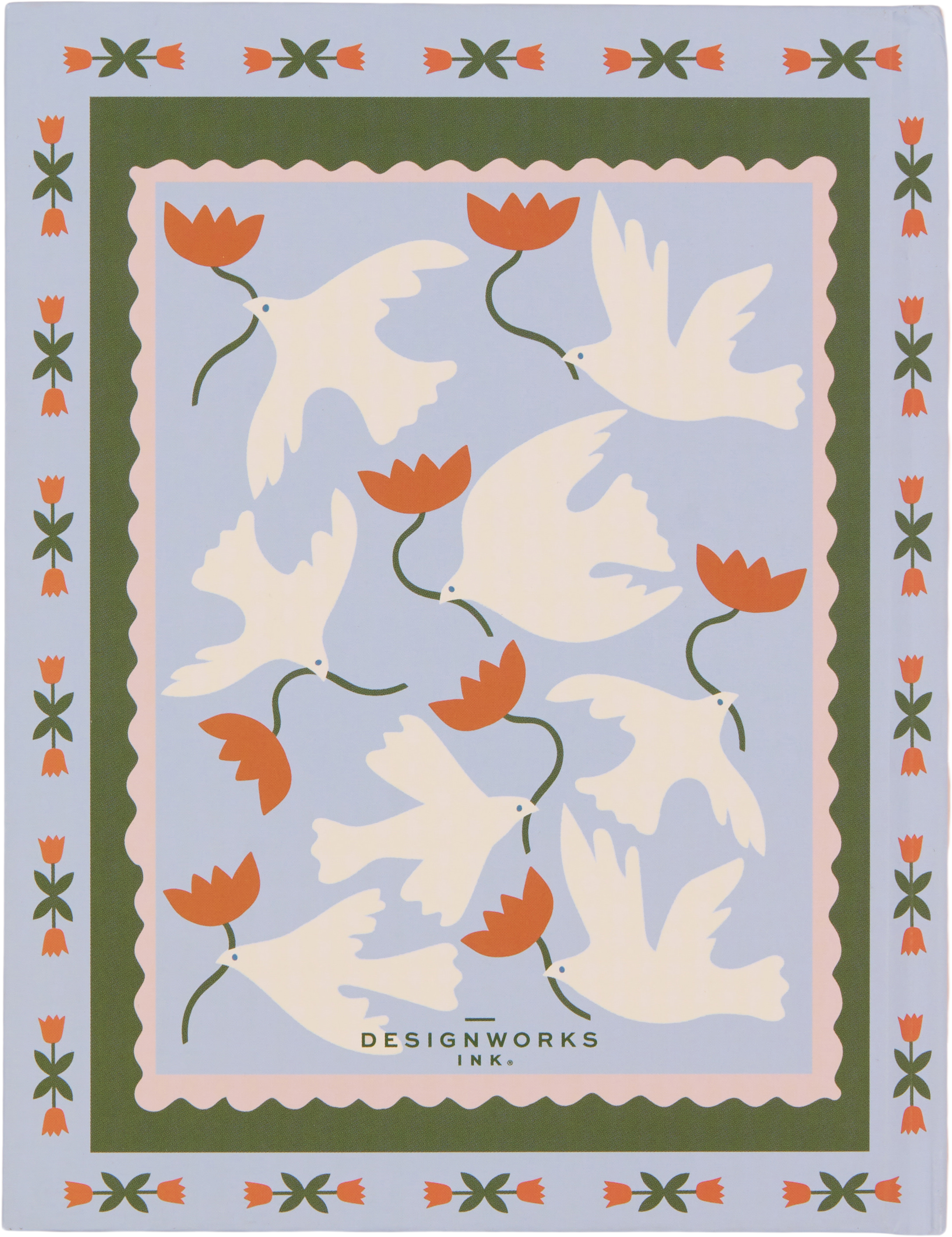 Skrivbok A5 Adopo - Flower, från DesignWorks Ink. Klicka för att öppna bilden i stort format