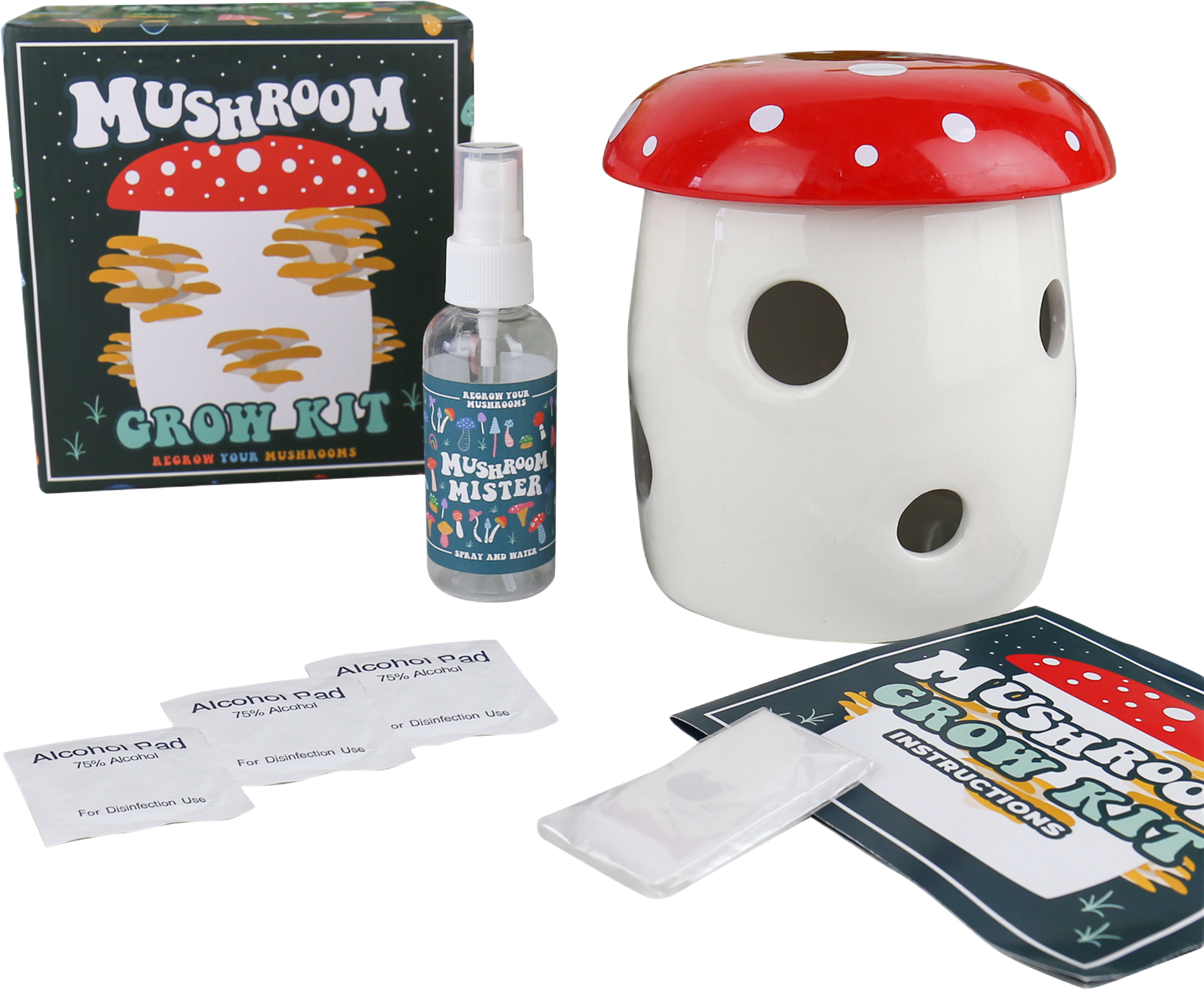 Odla Själv Kit - Svamp, från Gift Republic. Klicka för att öppna bilden i stort format