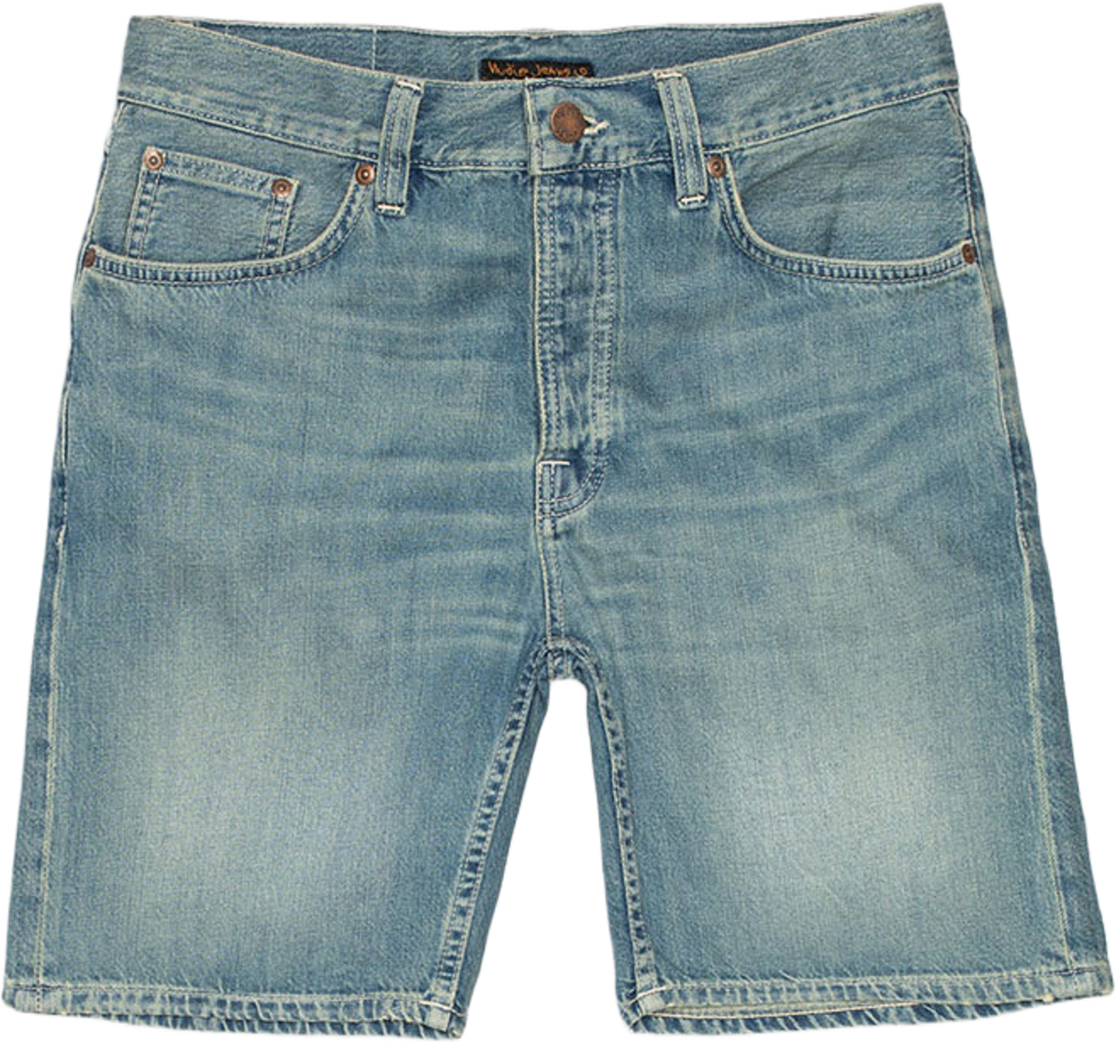 Seth Denim Shorts Drift Wood, från Nudie Jeans, i färgen Drift Wood. Klicka för att öppna bilden i stort format