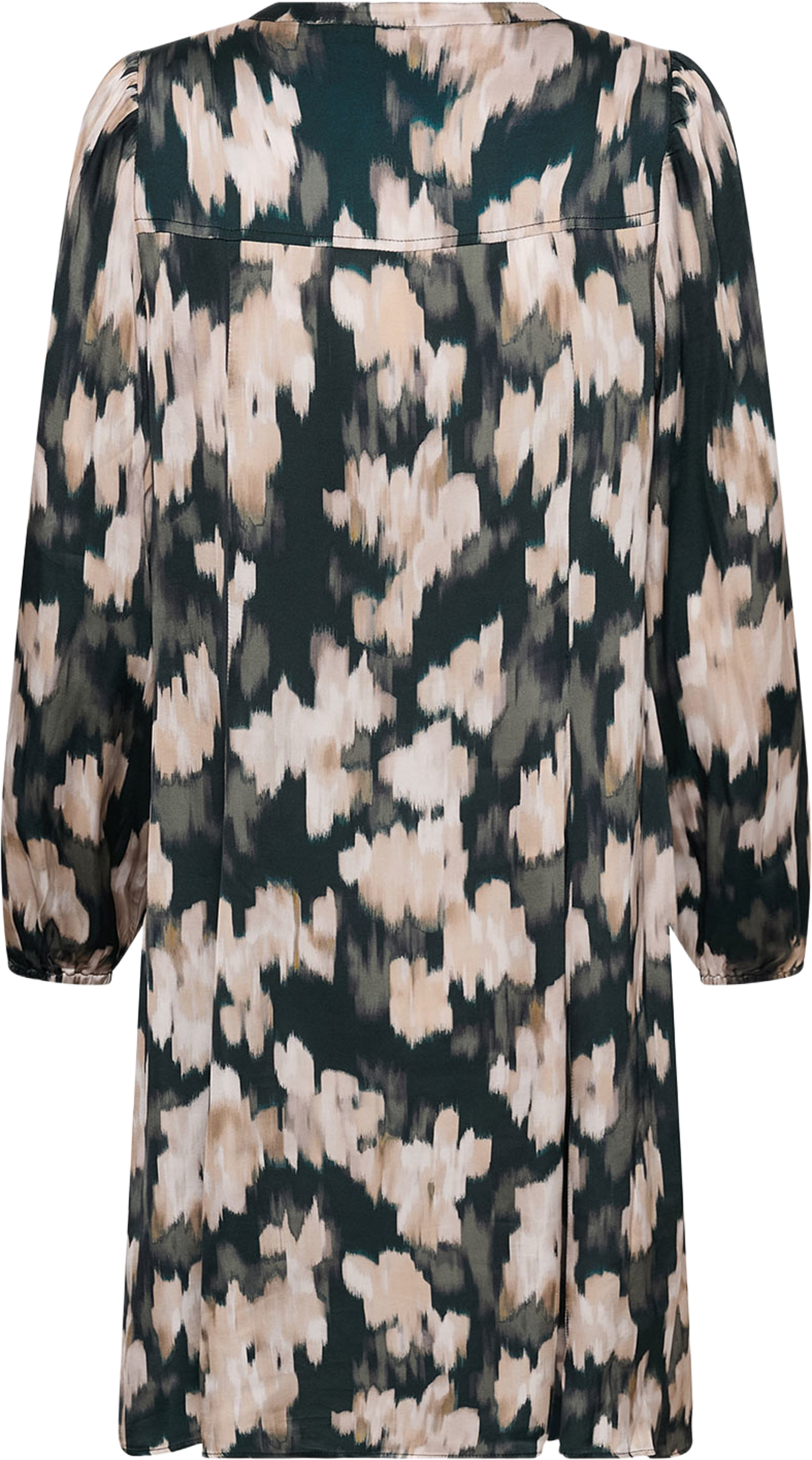 BotellesPW Dress, från Part Two, i färgen Green Blurred Flower Print. Klicka för att öppna bilden i stort format