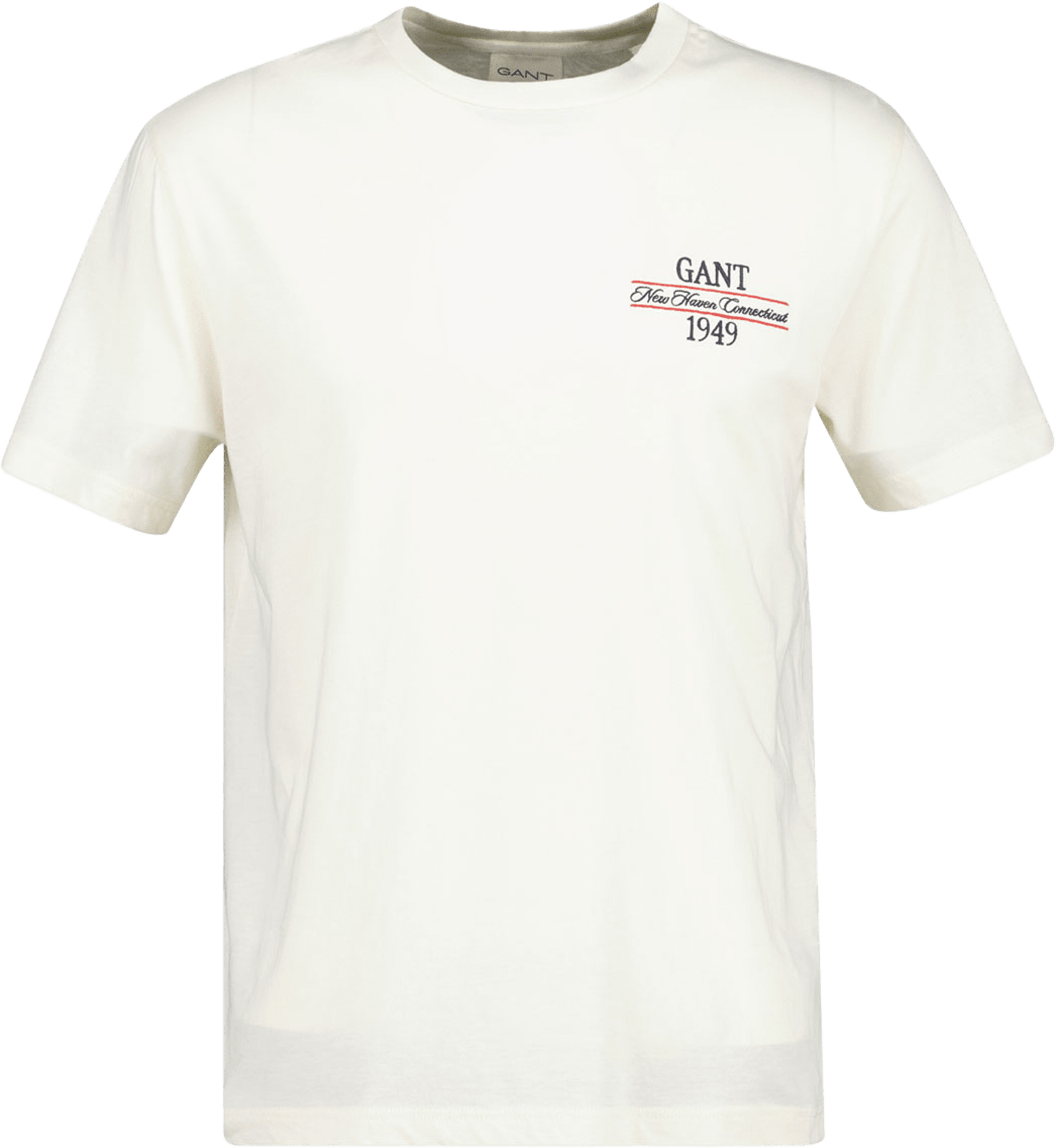 Small Graphic T-Shirt, från GANT, i färgen Cream. Klicka för att öppna bilden i stort format