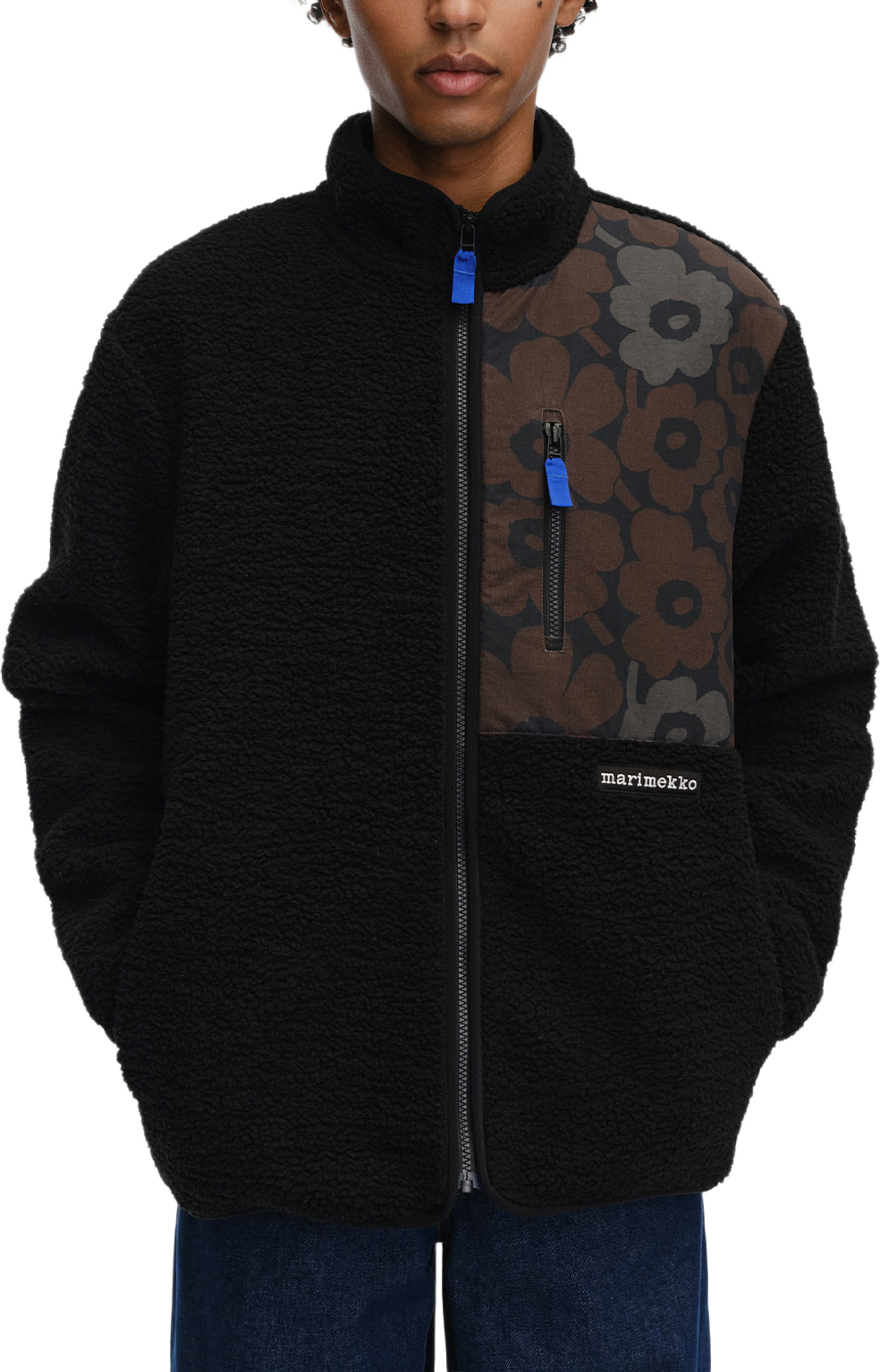 Vaellus Mini Unikko, från Marimekko, i färgen Black, Dark Brown, Grey. Klicka för att öppna bilden i stort format