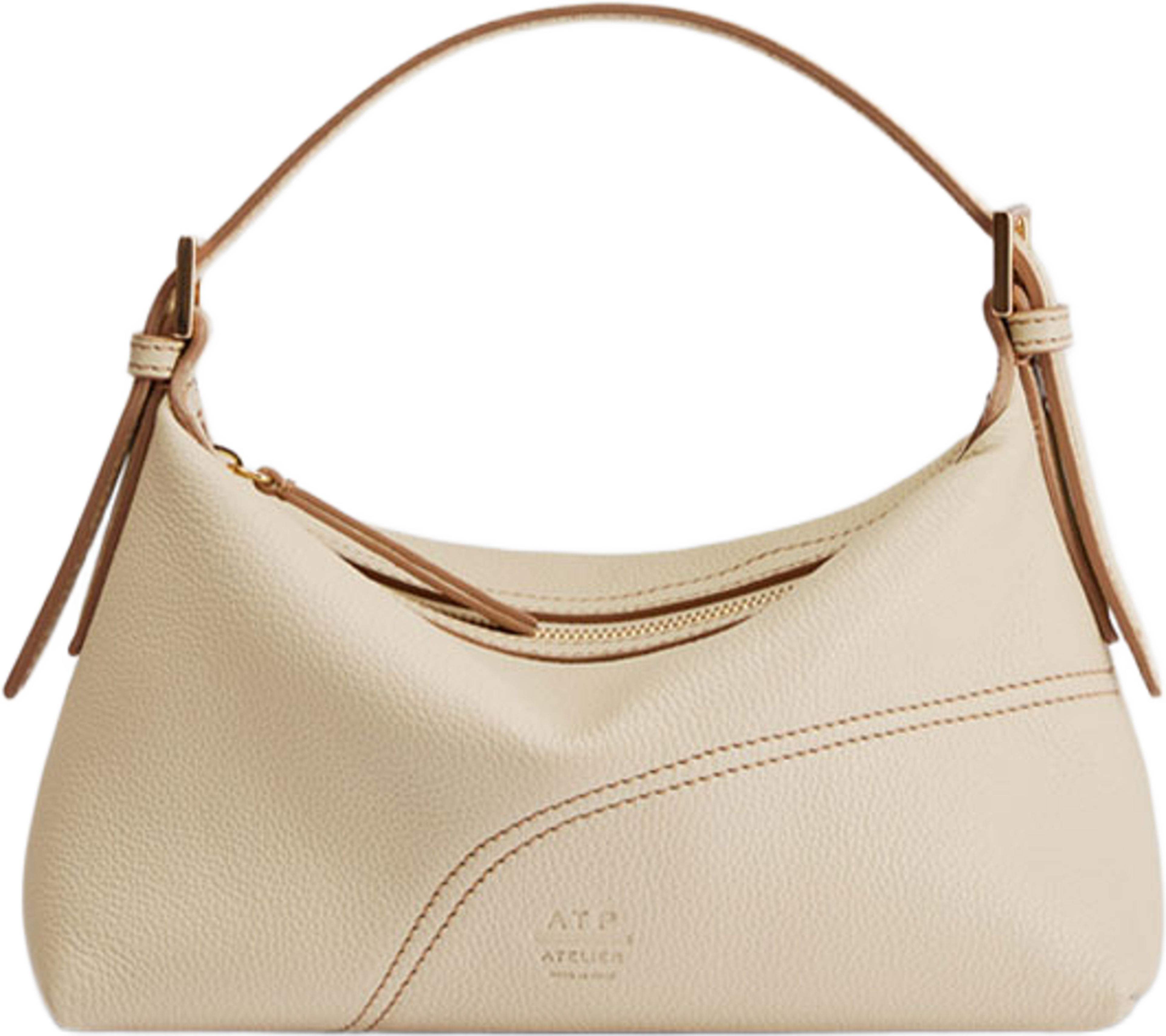 Vadena Mandorla Grained Calf, från ATP Atelier, i färgen Mandorla. Klicka för att öppna bilden i stort format