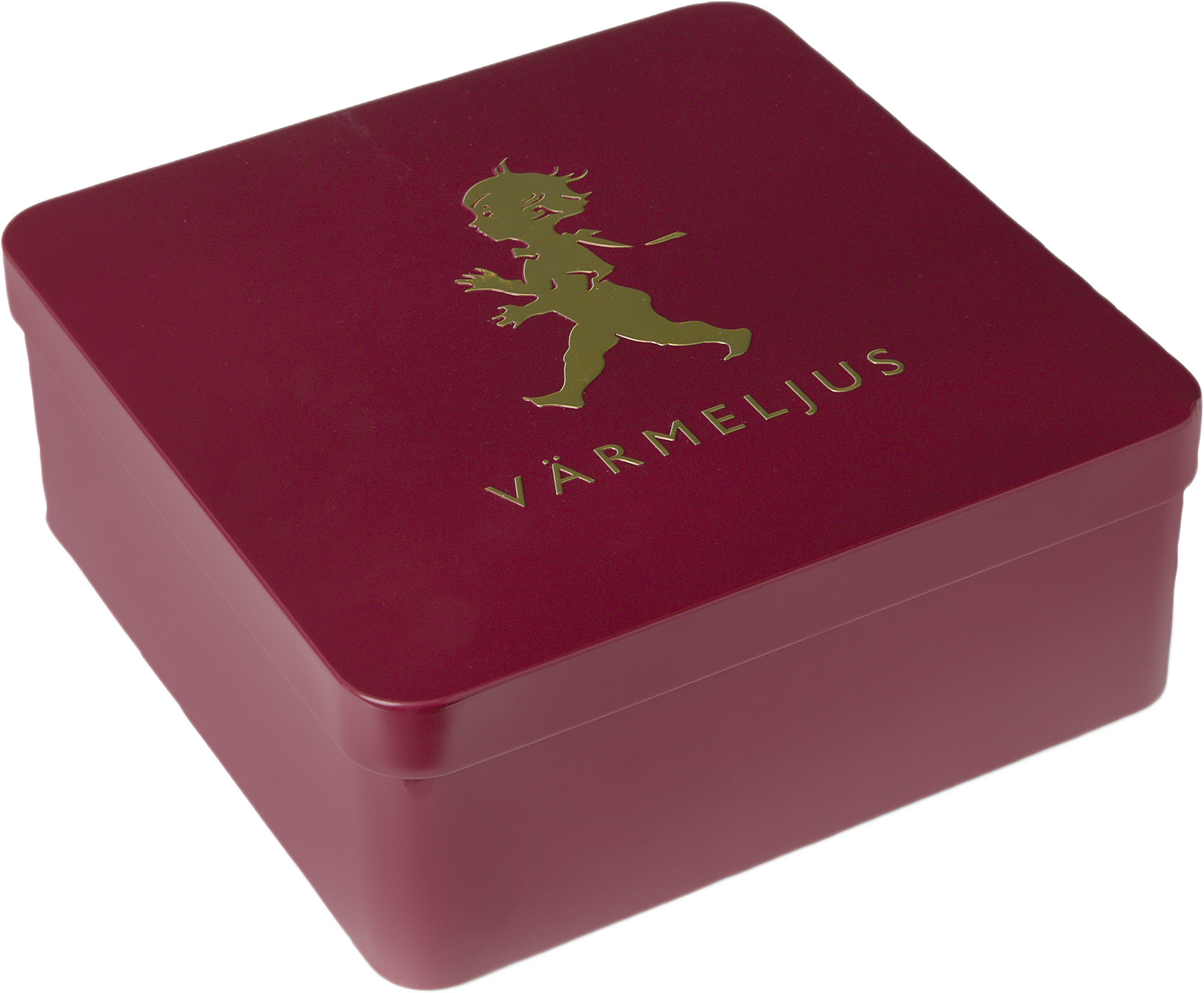 Värmeljuslåda Åhléns 21 cm, från Solstickan Design, i färgen Burgundy. Klicka för att öppna bilden i stort format