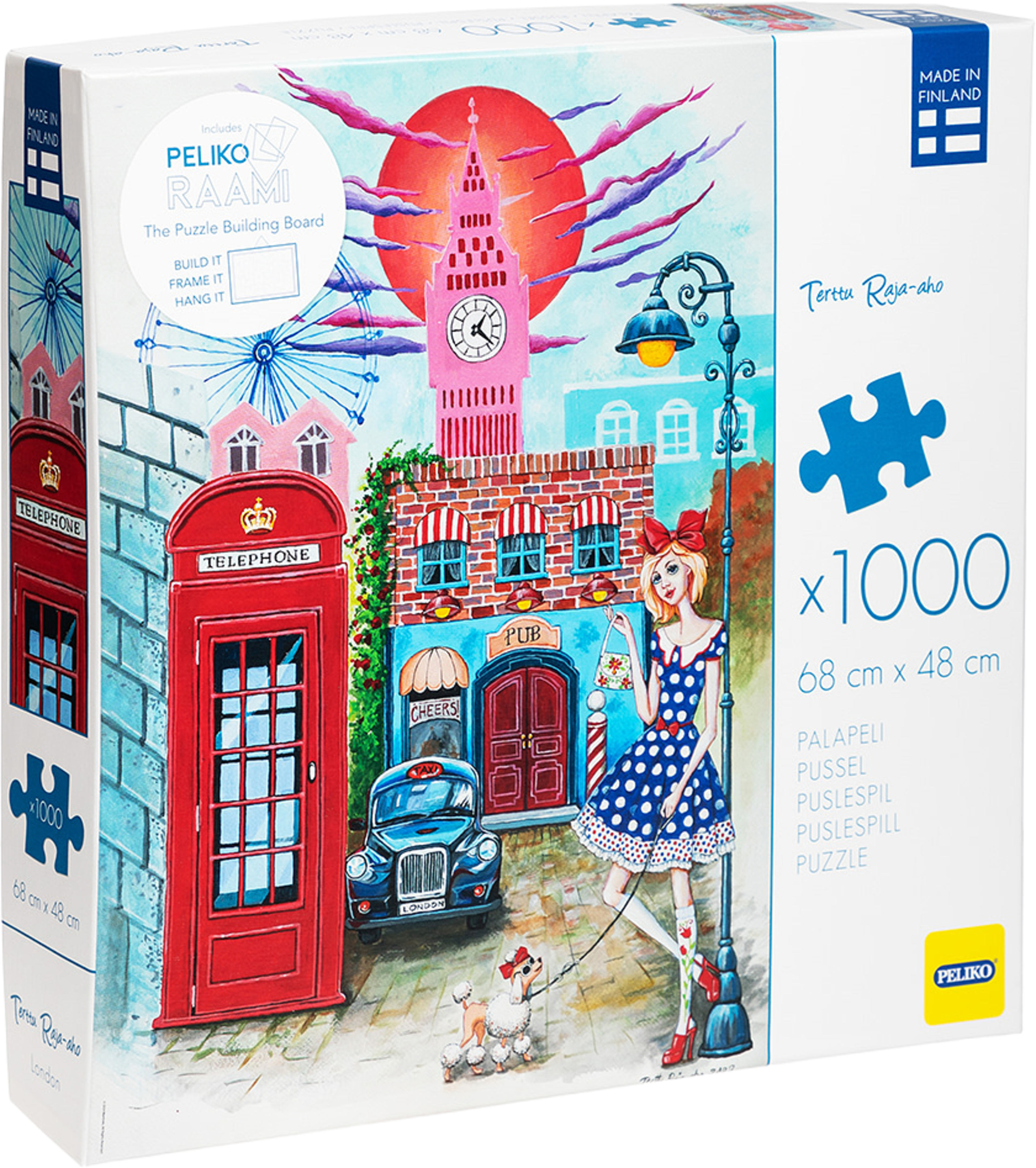 Terttu R-A 1000 Pussel London, från Peliko, i färgen Multicolor. Klicka för att öppna bilden i stort format