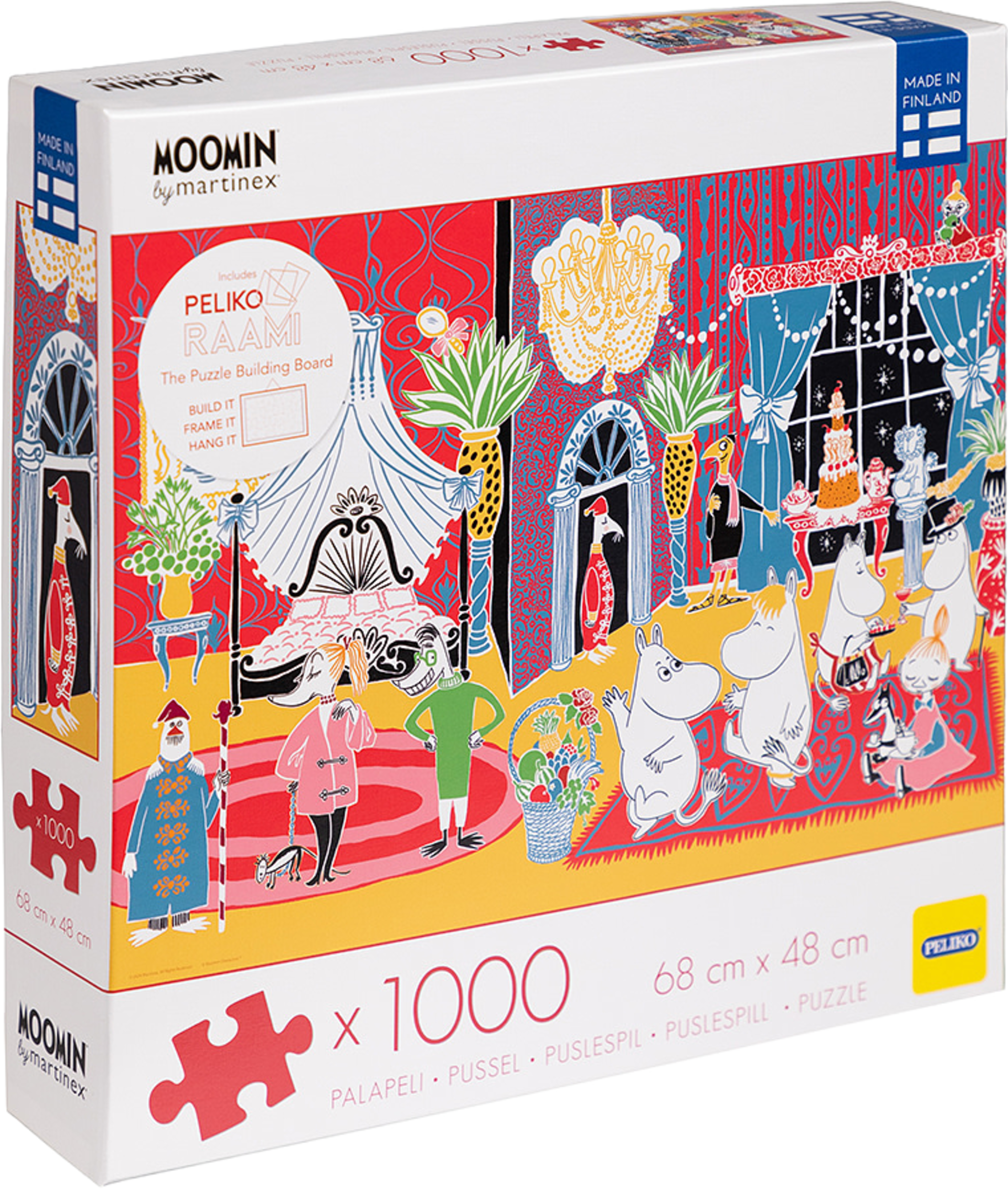 Mumin 1000 Hotell Riviera, från Mumin, i färgen Multicolor. Klicka för att öppna bilden i stort format