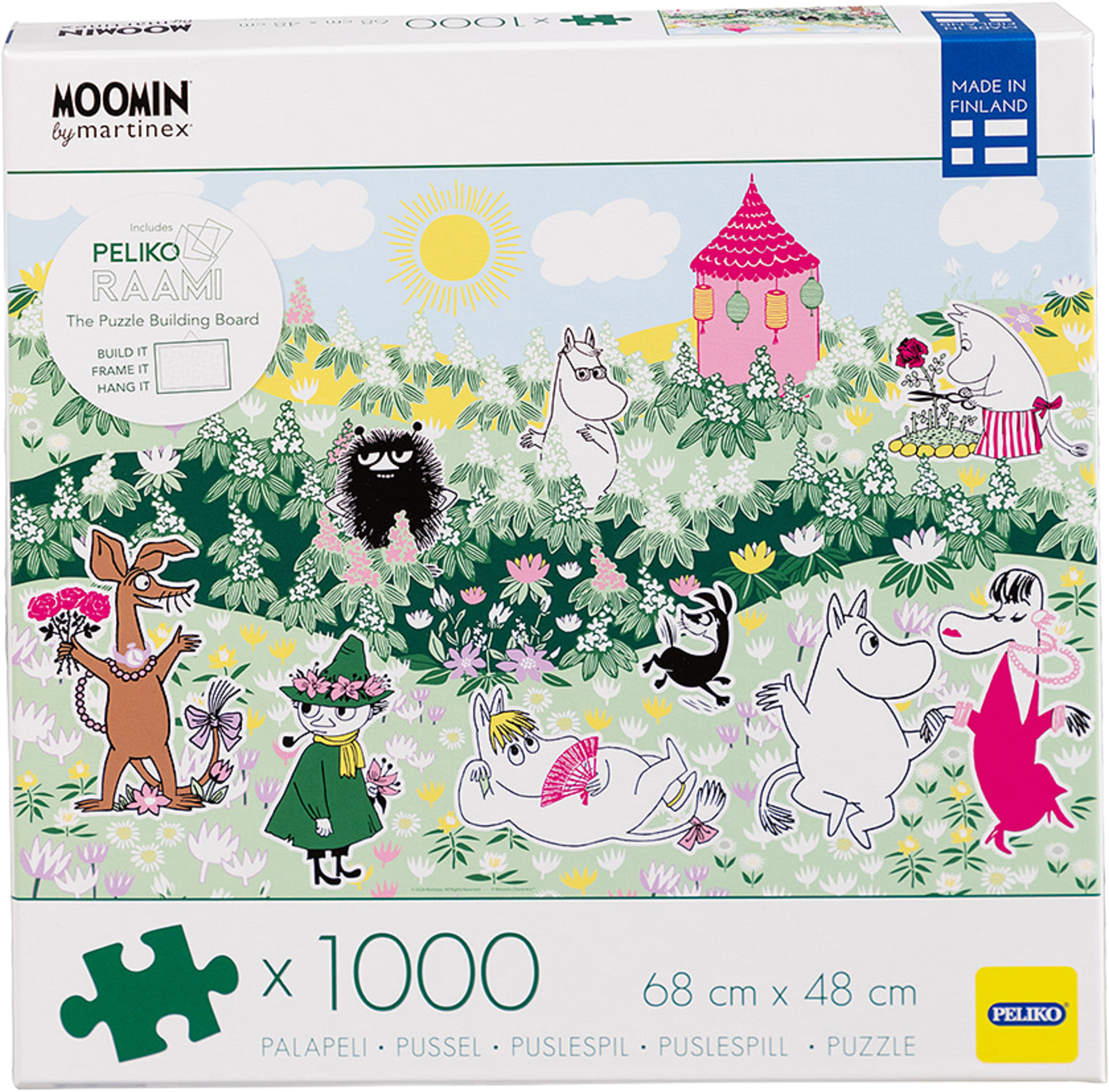 Mumin 1000 Blomsterträdgård, från Mumin, i färgen Multicolor. Klicka för att öppna bilden i stort format