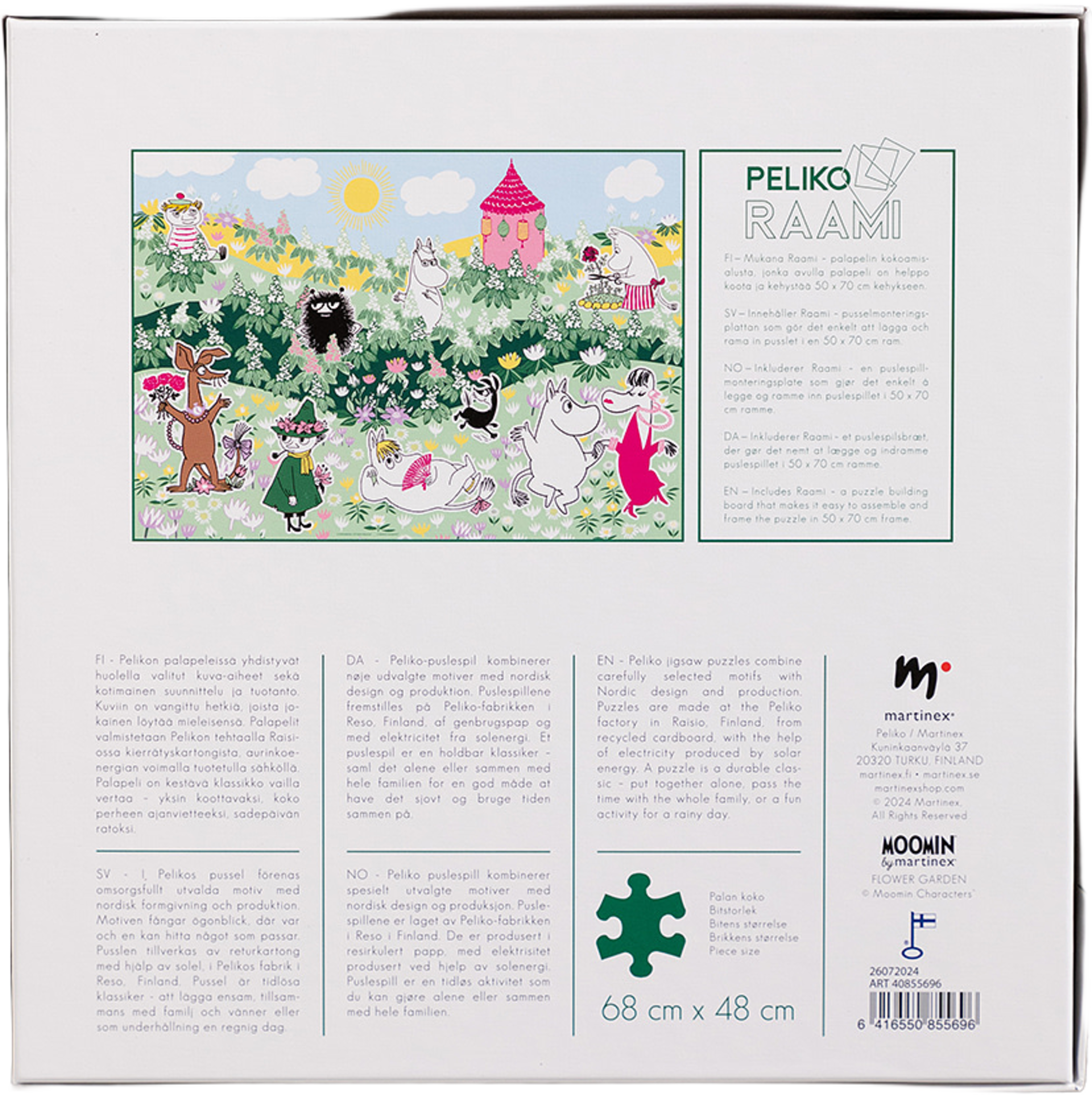 Mumin 1000 Blomsterträdgård, från Mumin, i färgen Multicolor. Klicka för att öppna bilden i stort format