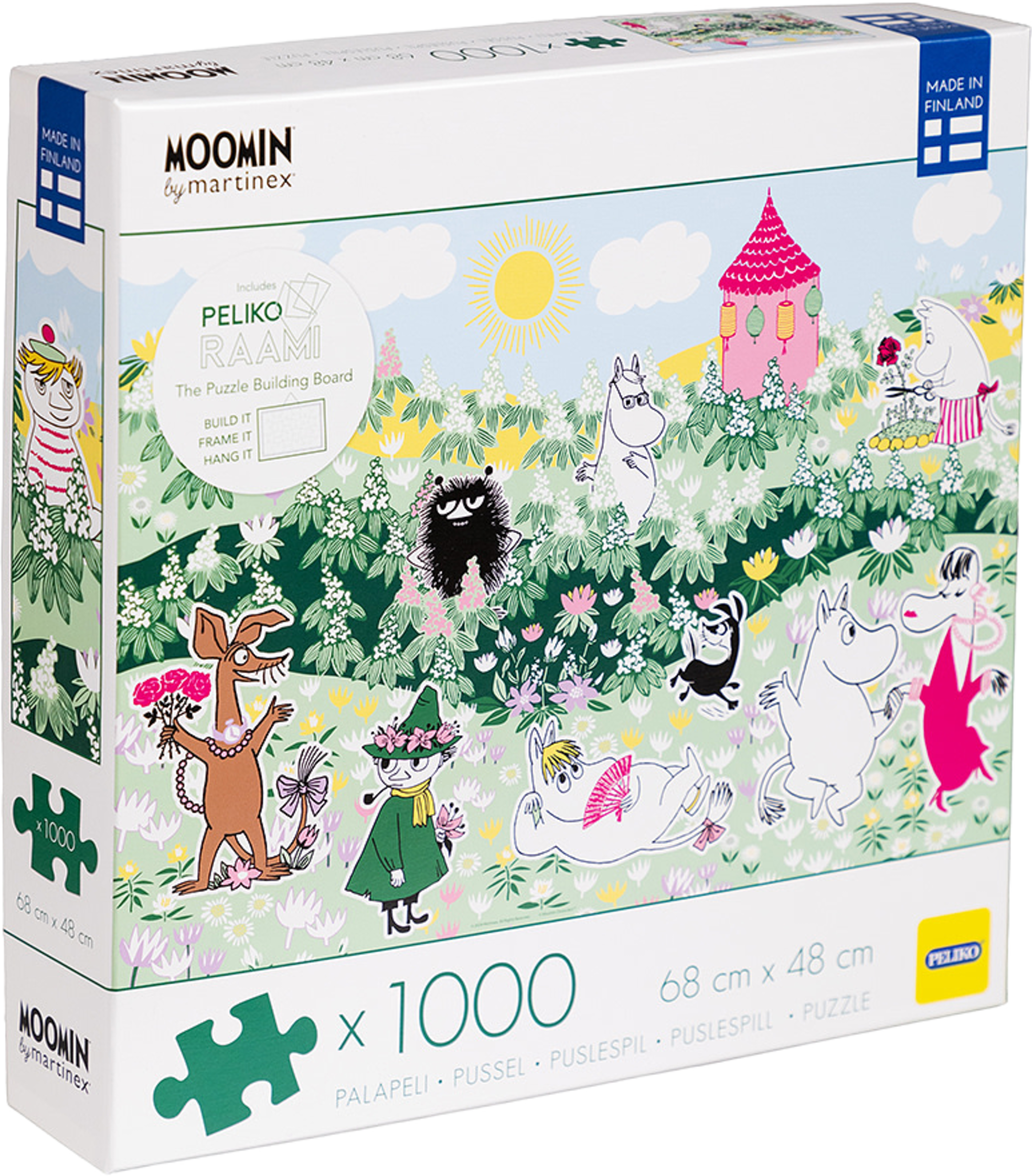 Mumin 1000 Blomsterträdgård, från Mumin, i färgen Multicolor. Klicka för att öppna bilden i stort format