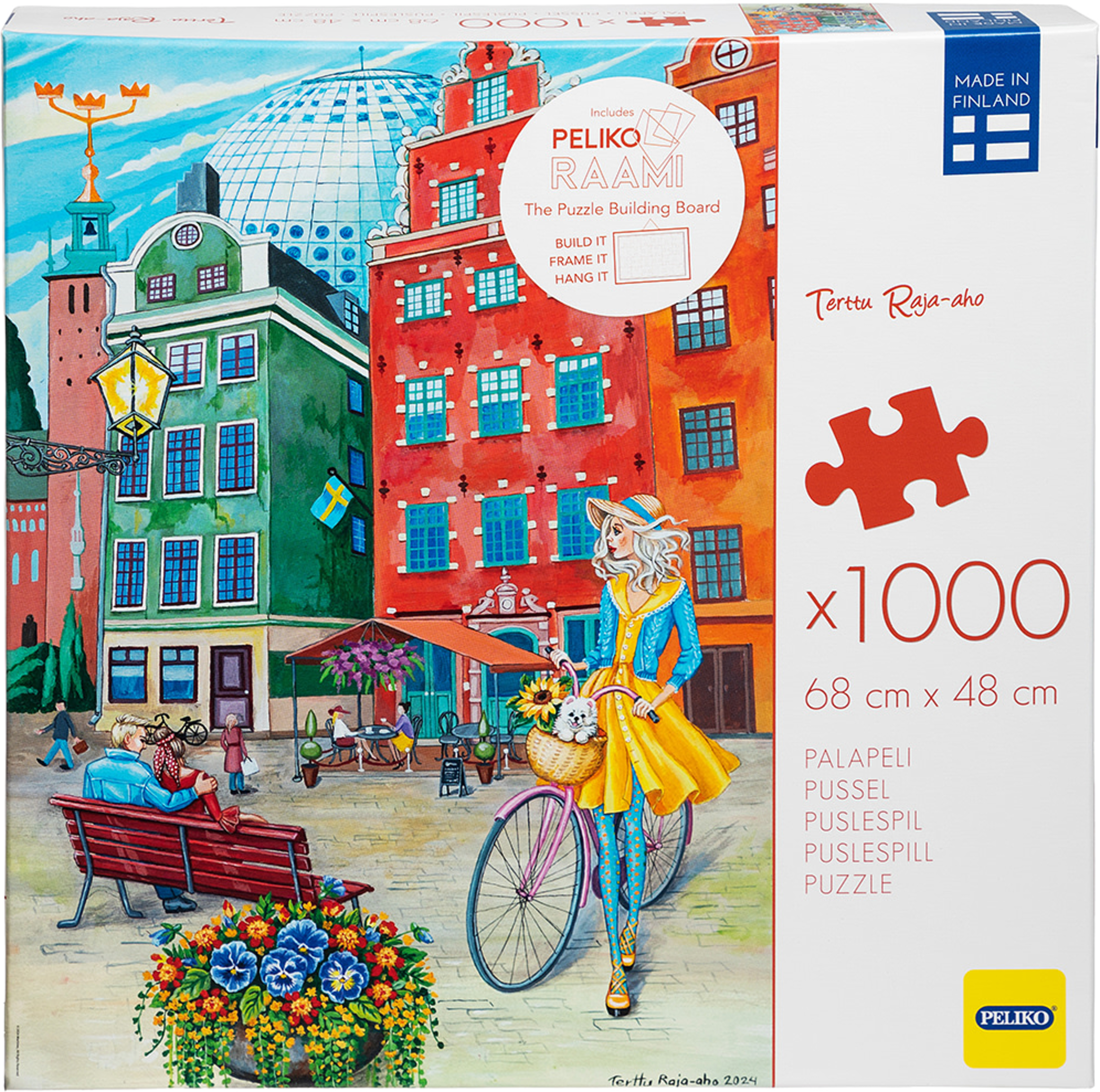 Terttu R-A 1000 Pussel Stockholm, från Peliko, i färgen Multicolor. Klicka för att öppna bilden i stort format