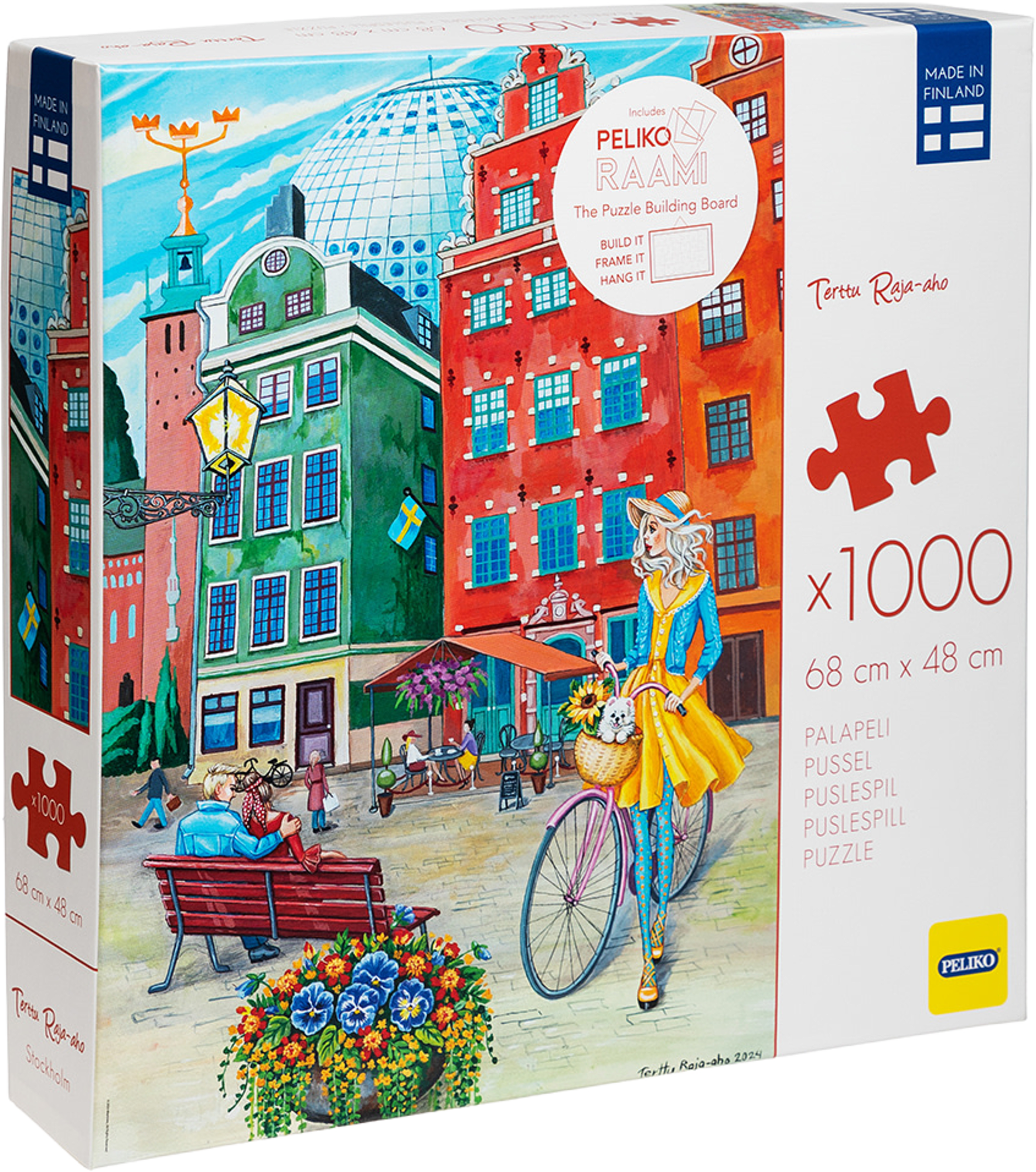 Terttu R-A 1000 Pussel Stockholm, från Peliko, i färgen Multicolor. Klicka för att öppna bilden i stort format