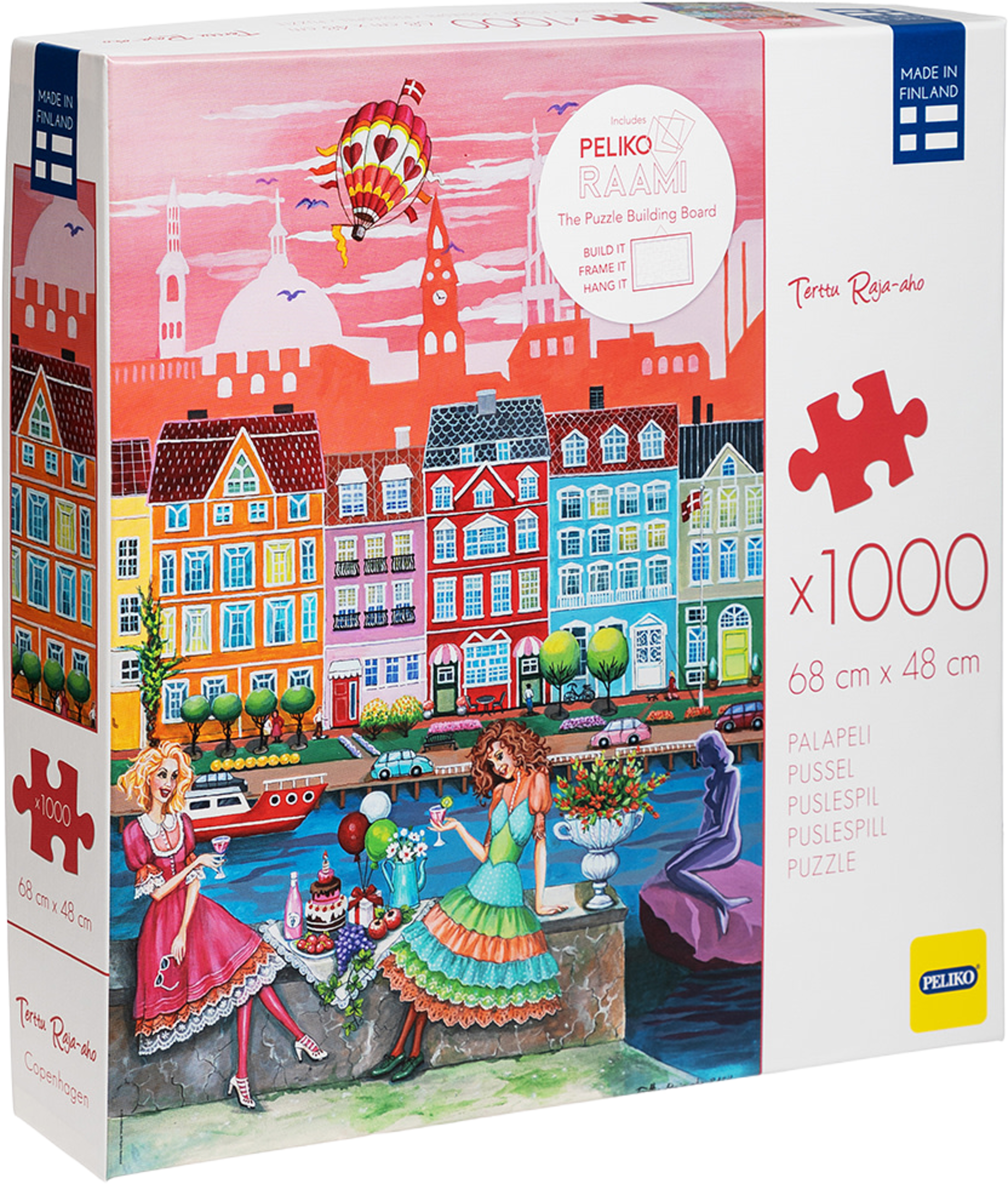 Terttu R-A 1000 Pussel Köpenhamn, från Peliko, i färgen Multicolor. Klicka för att öppna bilden i stort format