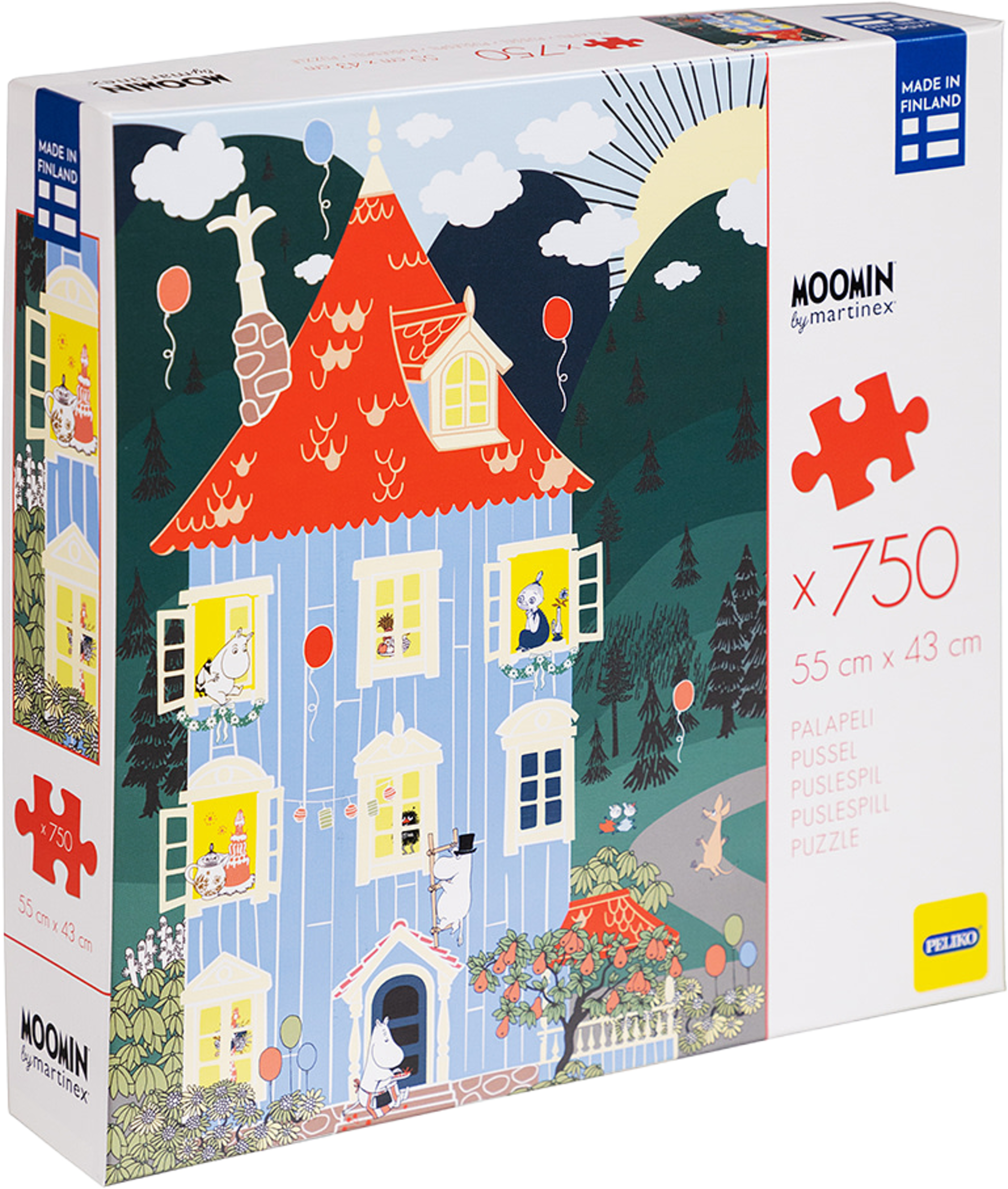 Mumin 750 Muminhuset, från Mumin, i färgen Multicolor. Klicka för att öppna bilden i stort format