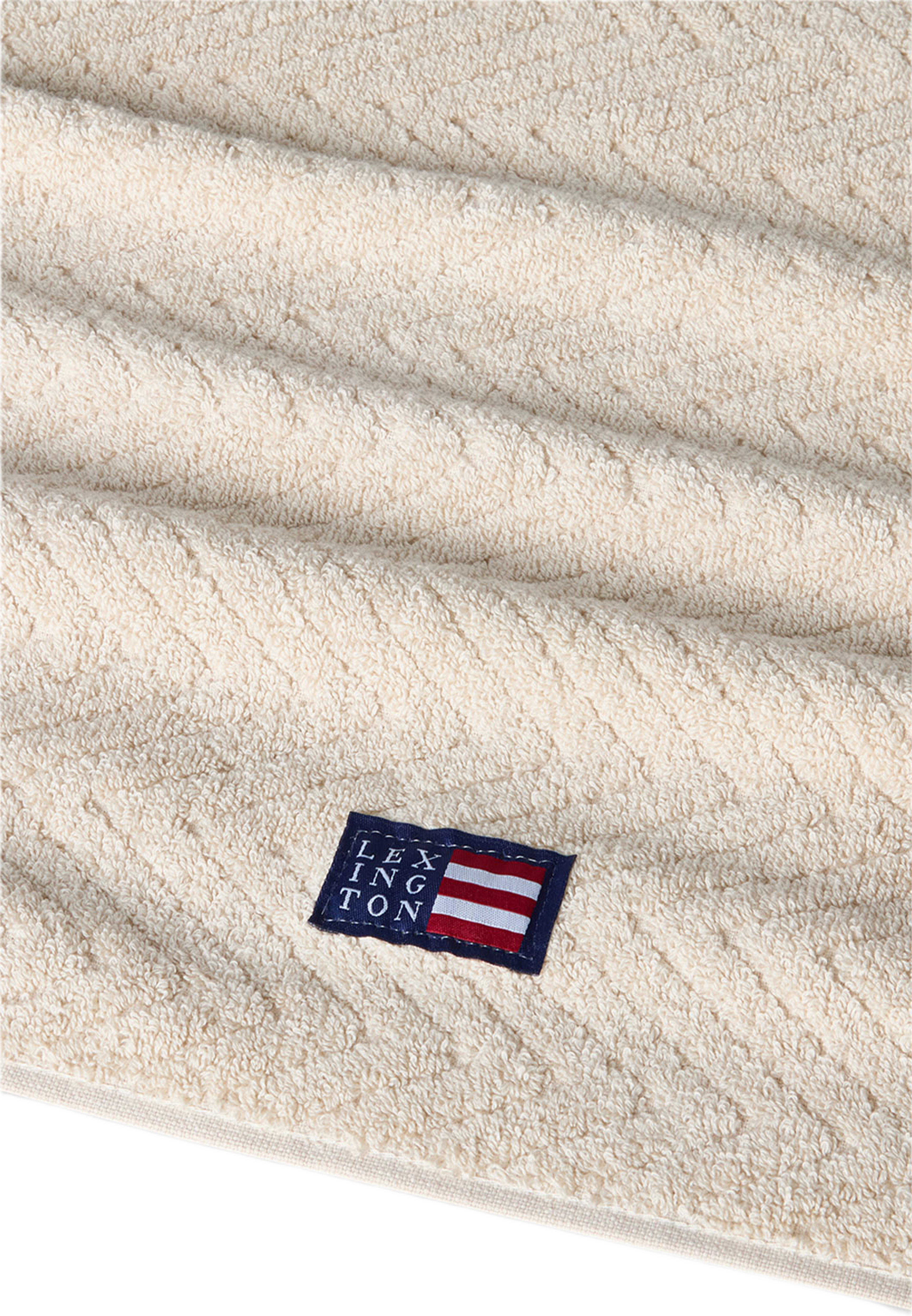 Herringbone Towel Oat, från Lexington, i färgen Oat. Klicka för att öppna bilden i stort format