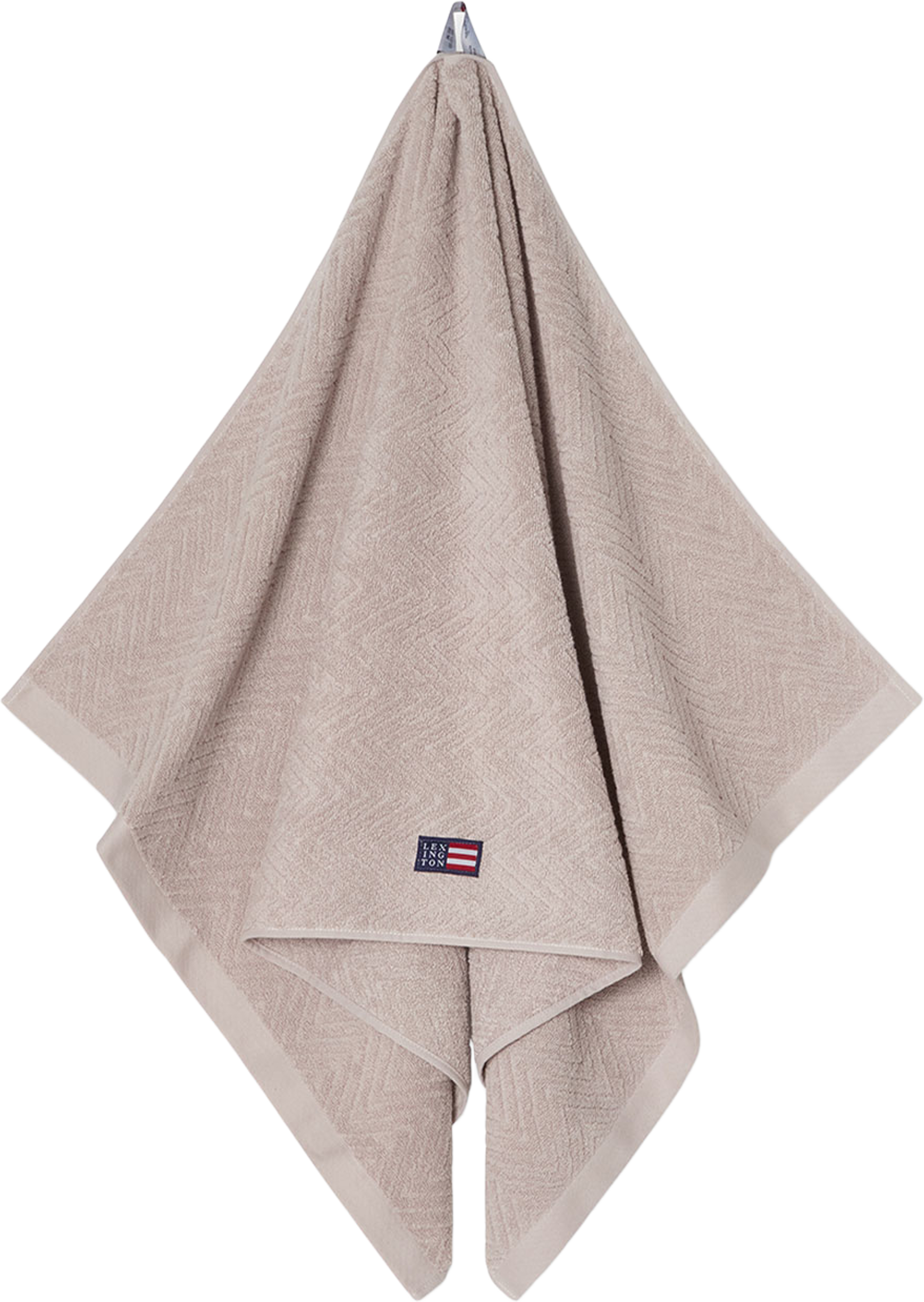 Herringbone Towel Med Grey, från Lexington, i färgen Med. Gray. Klicka för att öppna bilden i stort format