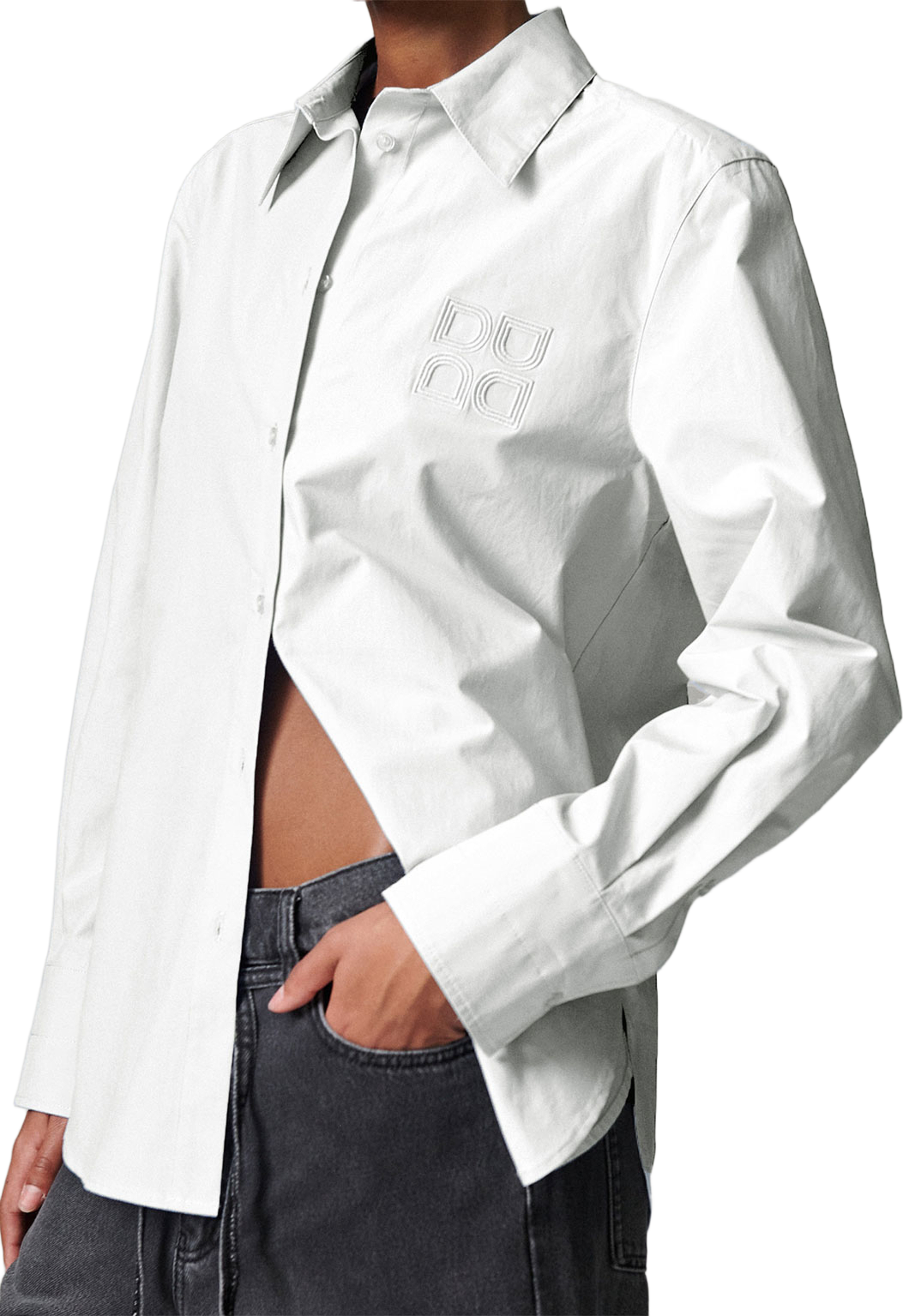 Jojo - Poplina, från DAY Birger et Mikkelsen, i färgen Bright White. Klicka för att öppna bilden i stort format