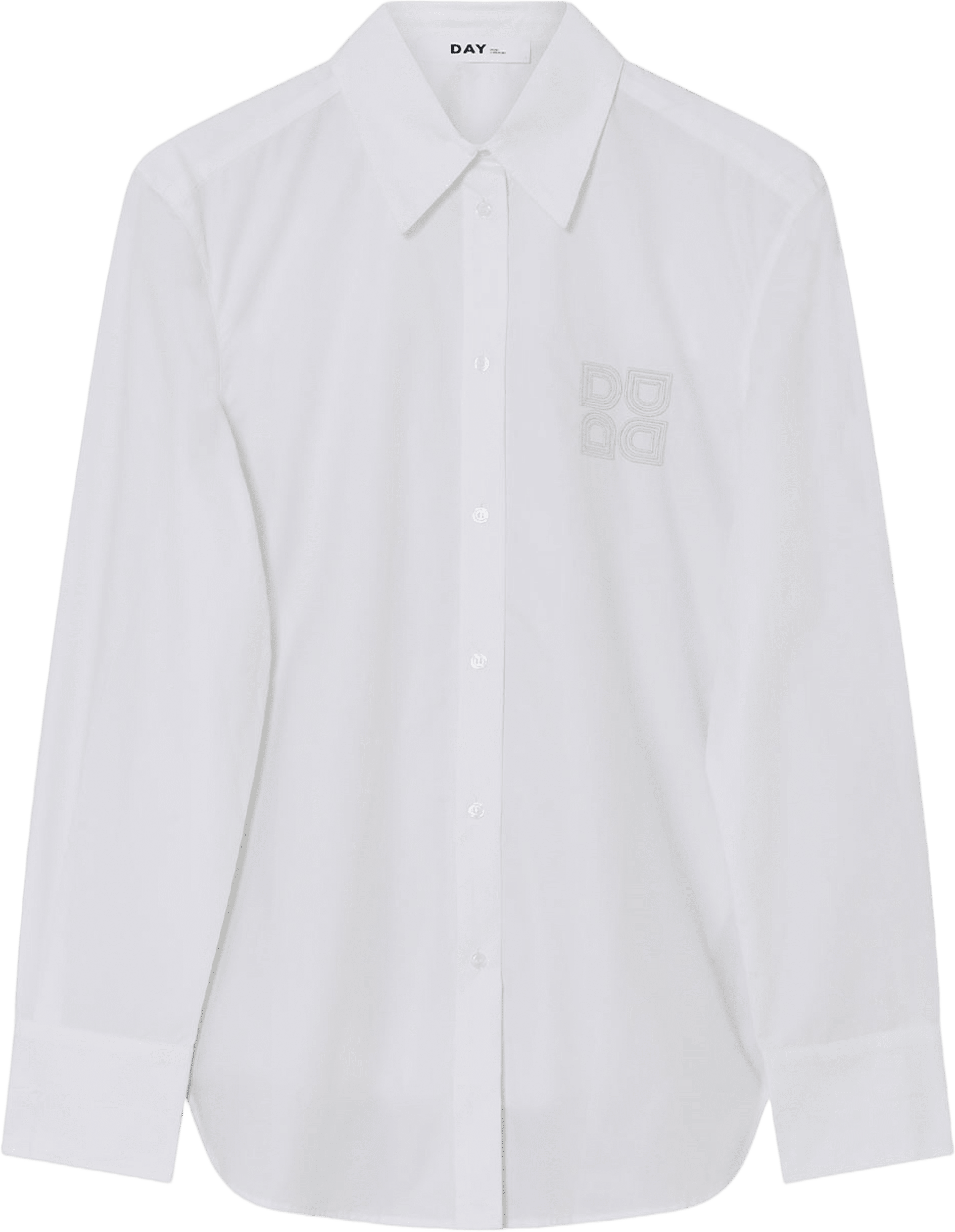 Jojo - Poplina, från DAY Birger et Mikkelsen, i färgen Bright White. Klicka för att öppna bilden i stort format