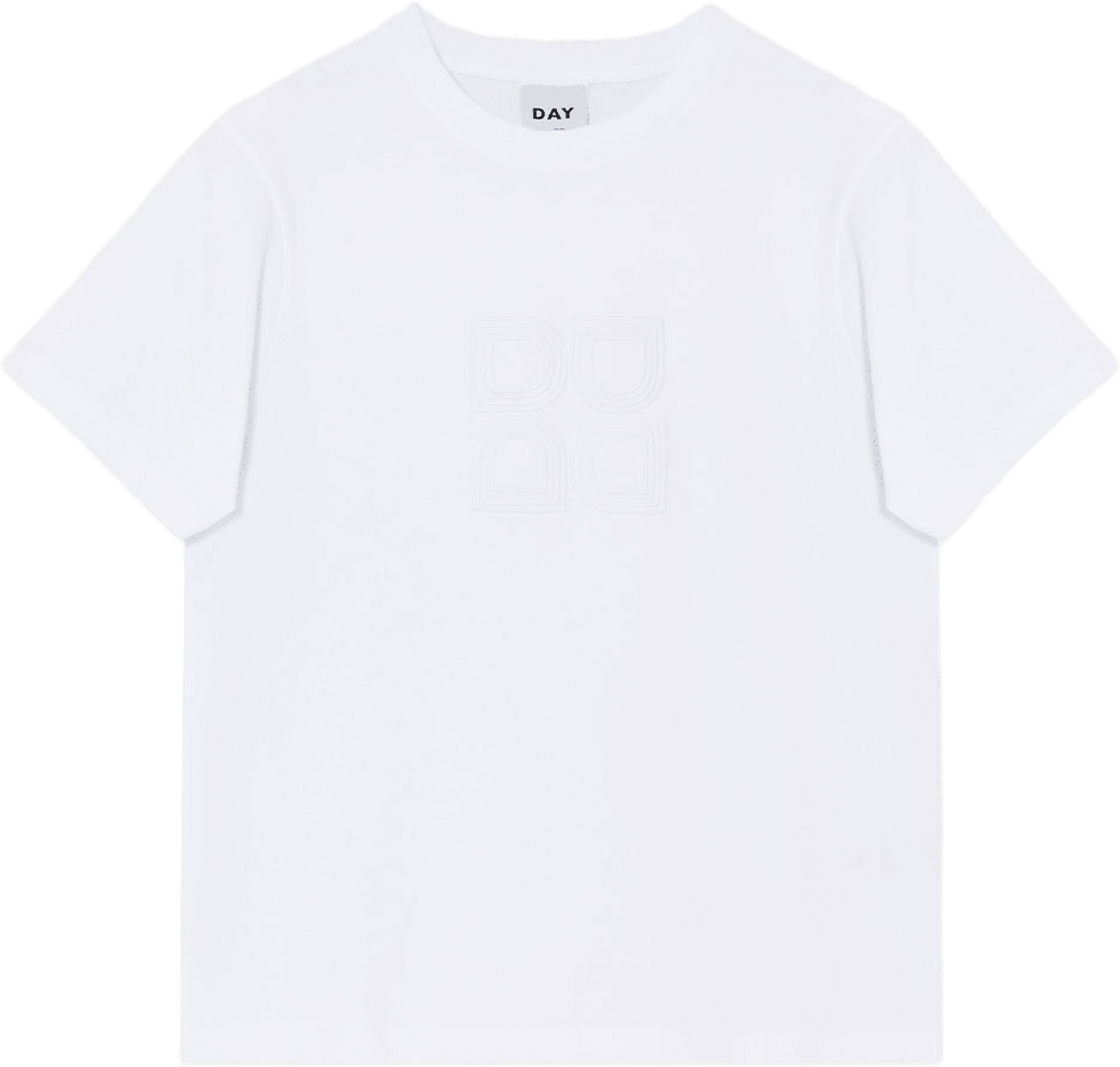 Parry Logo- Heavy Jersey, från DAY Birger et Mikkelsen, i färgen Bright White. Klicka för att öppna bilden i stort format