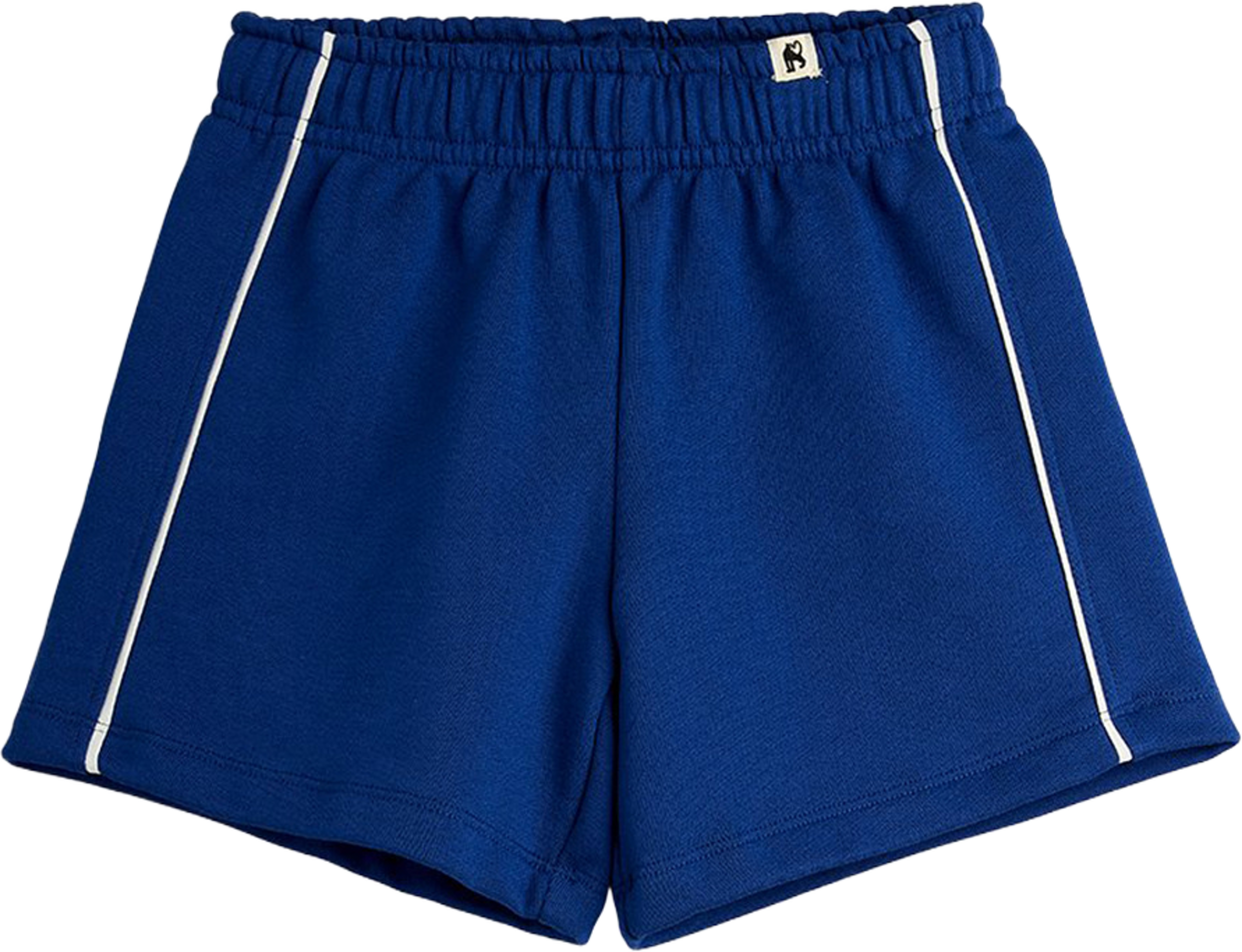 Plain Piping Sweatshorts, från Mini Rodini, i färgen Blue. Klicka för att öppna bilden i stort format