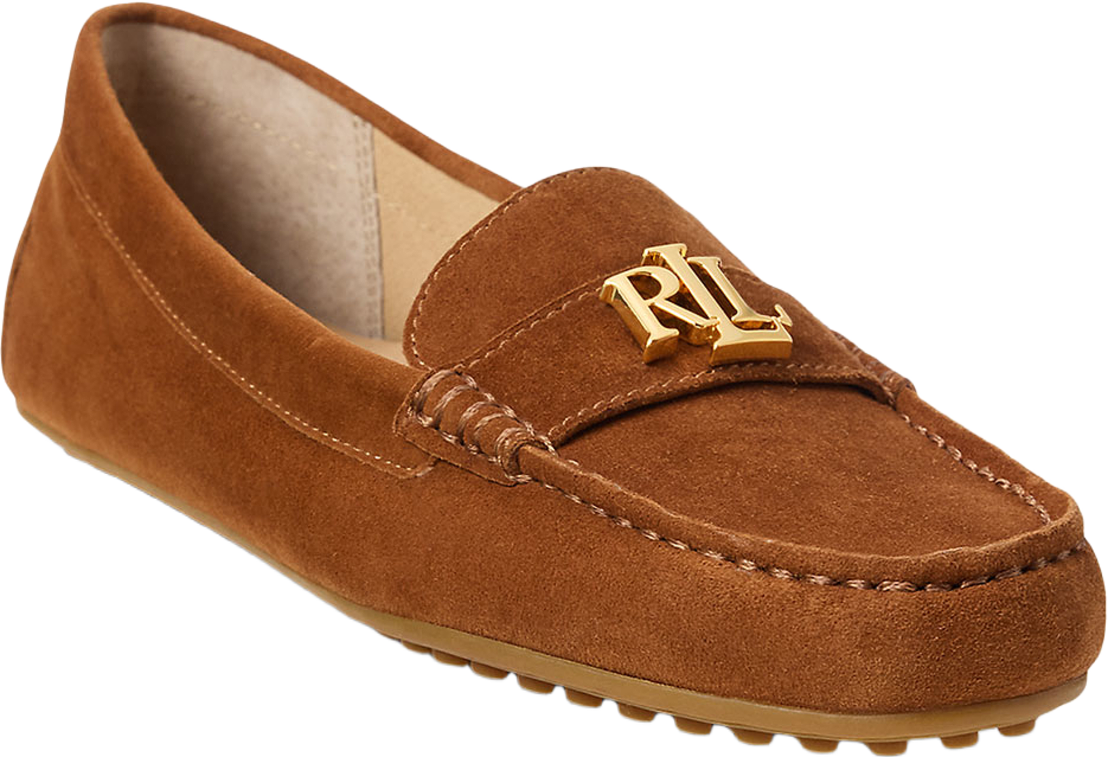 Barnsbury Suede Loafer, från Lauren Ralph Lauren, i färgen Lauren Tan. Klicka för att öppna bilden i stort format
