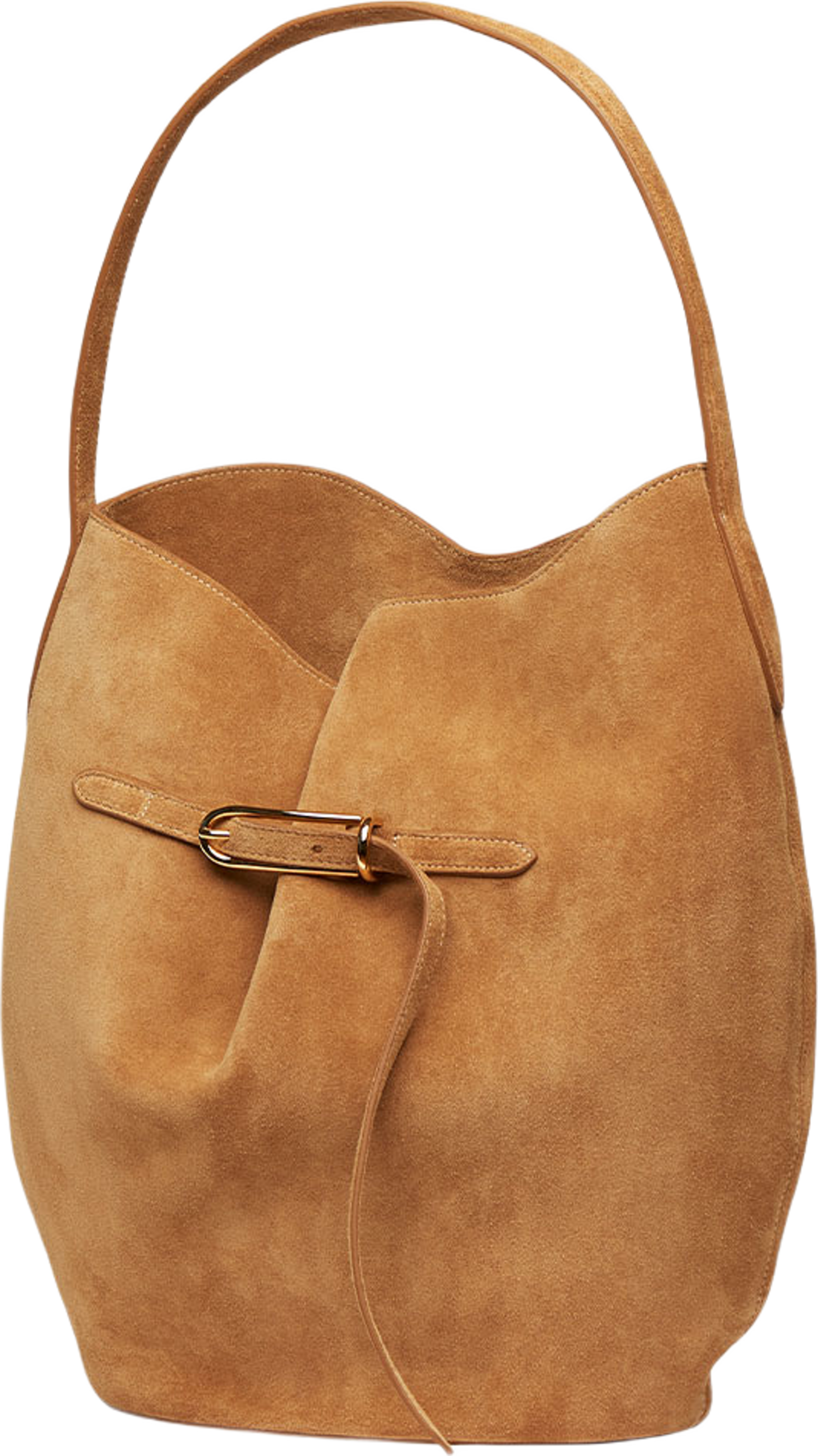 Belted Bucket Bag Large, från Liffner, i färgen Sand. Klicka för att öppna bilden i stort format