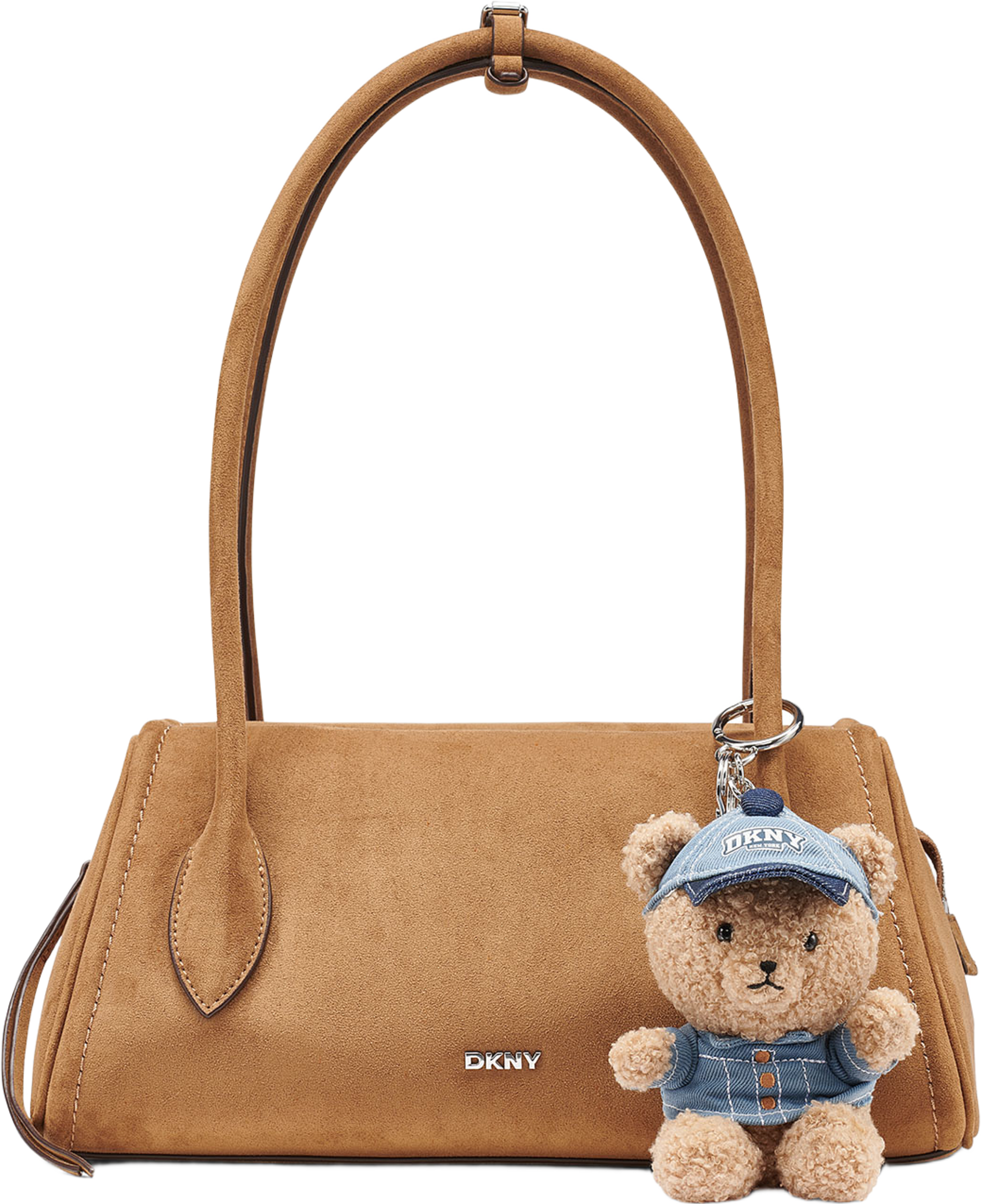 Amelie Medium Bowling Bag, från DKNY, i färgen Almond. Klicka för att öppna bilden i stort format