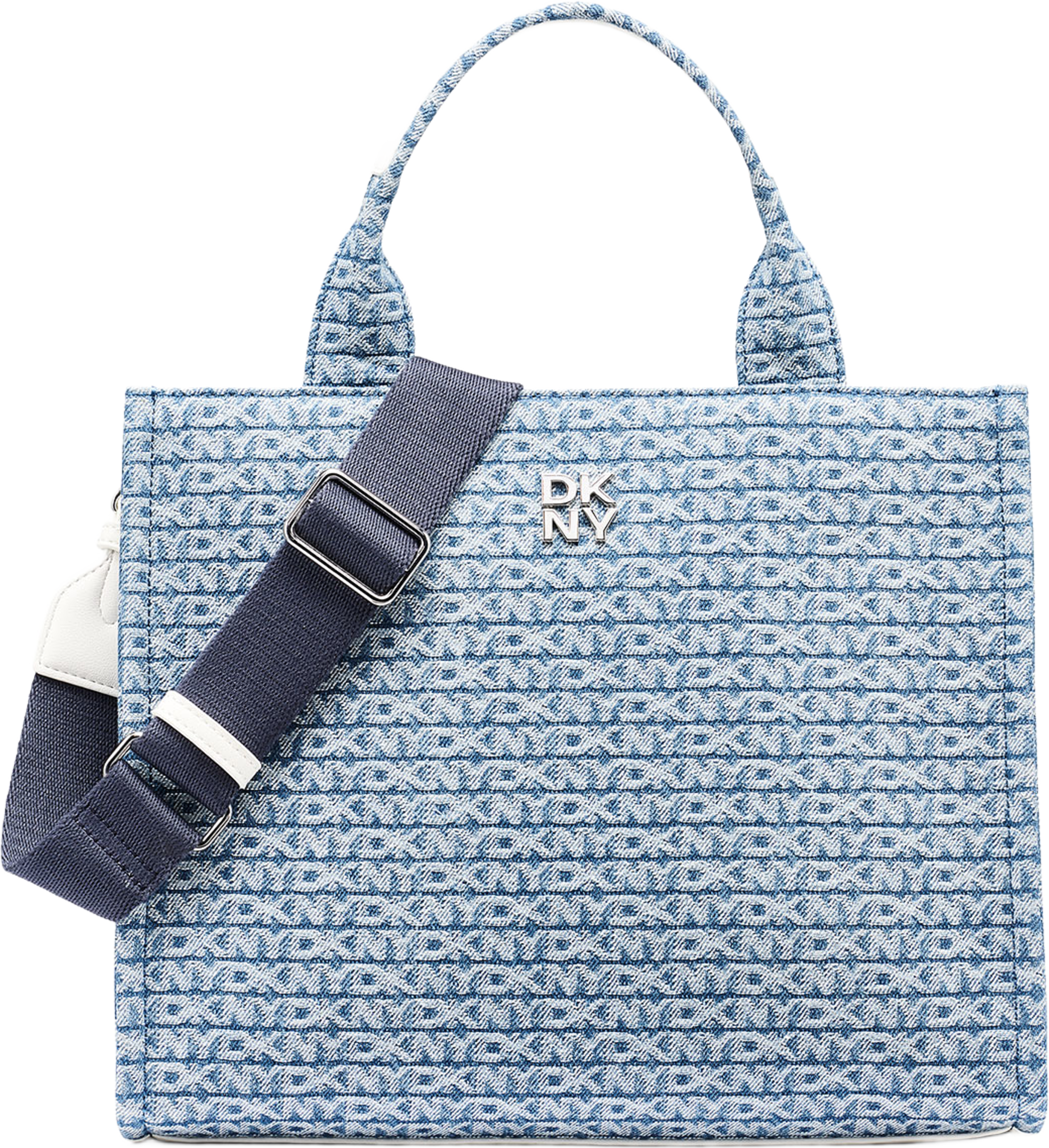 Hadlee Medium Tote Bag, från DKNY, i färgen Denim. Klicka för att öppna bilden i stort format