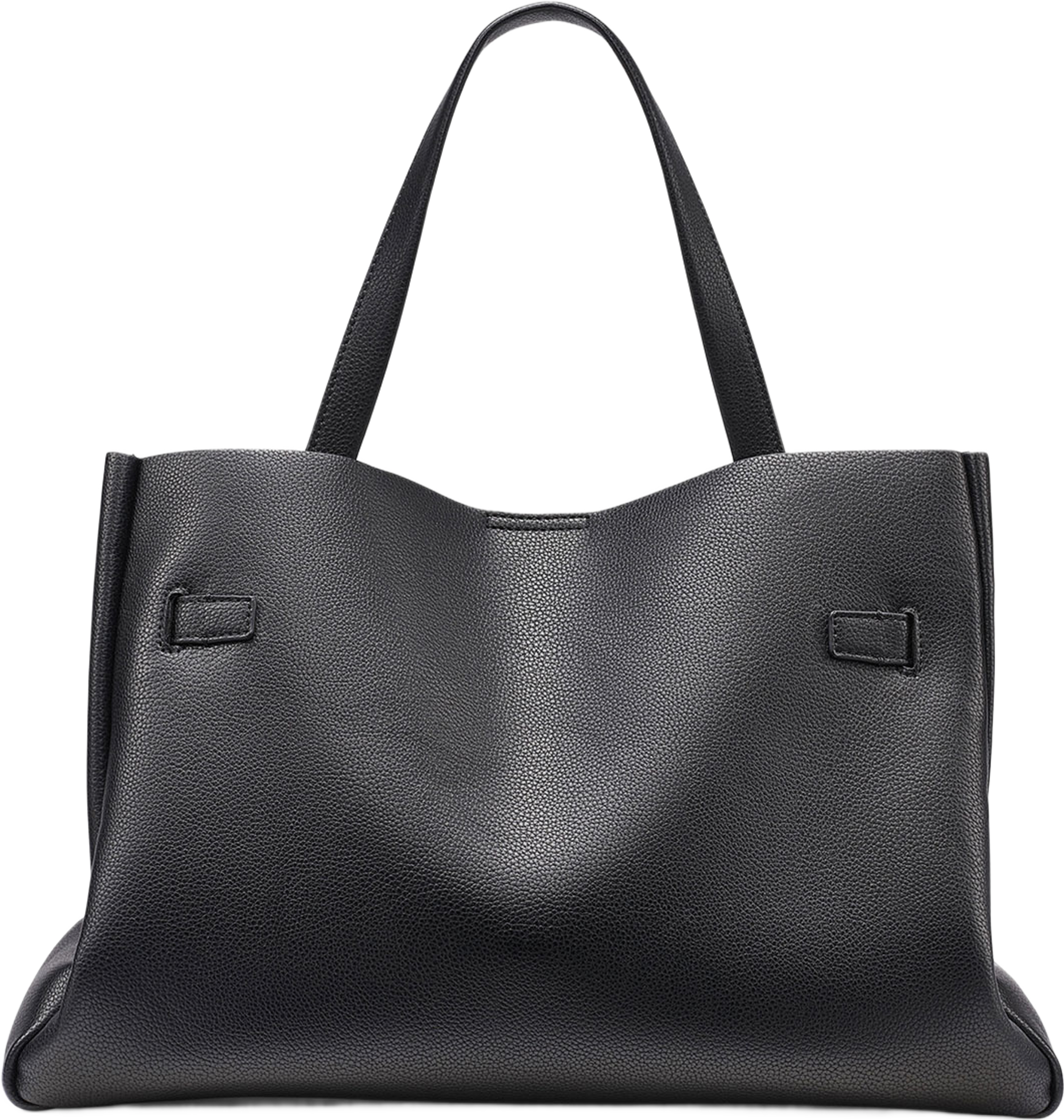 Bryar Large Satchel Bag, från DKNY, i färgen Black/Silver. Klicka för att öppna bilden i stort format