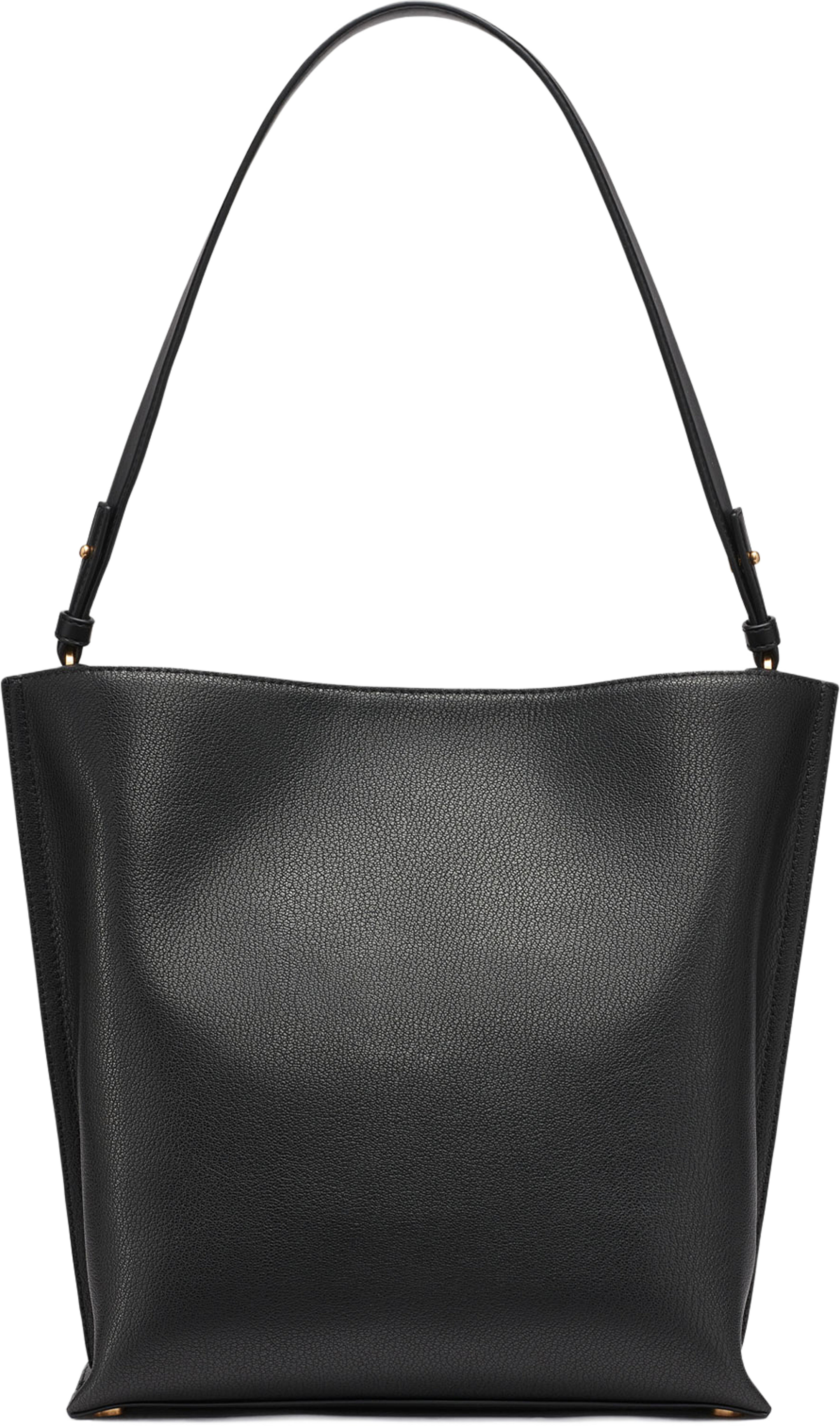 Alya Satchel Bucket Bag, från DKNY, i färgen Blk/Gold. Klicka för att öppna bilden i stort format