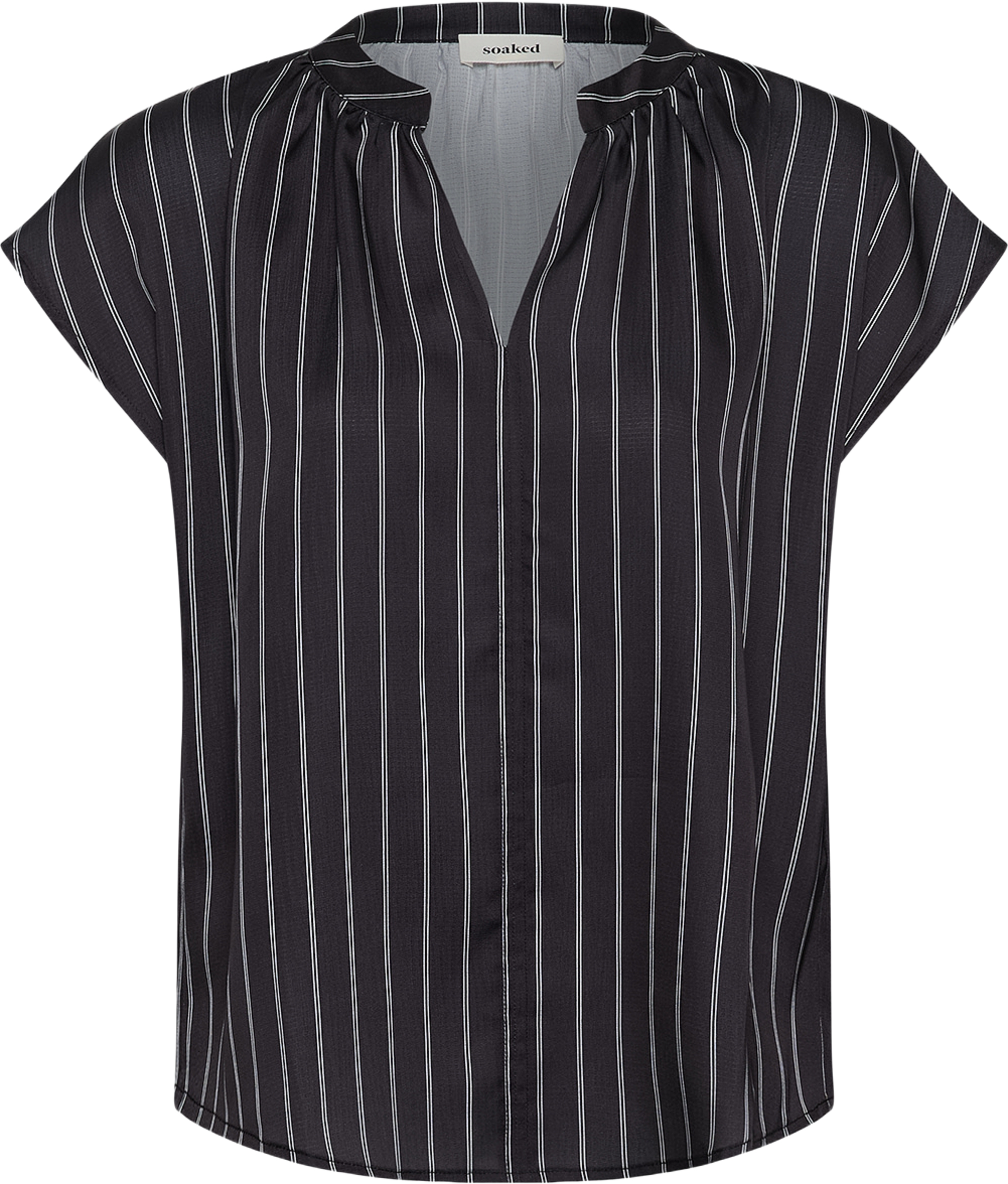 Paris top, från Soaked In Luxury, i färgen Black W Creme Stripes. Klicka för att öppna bilden i stort format