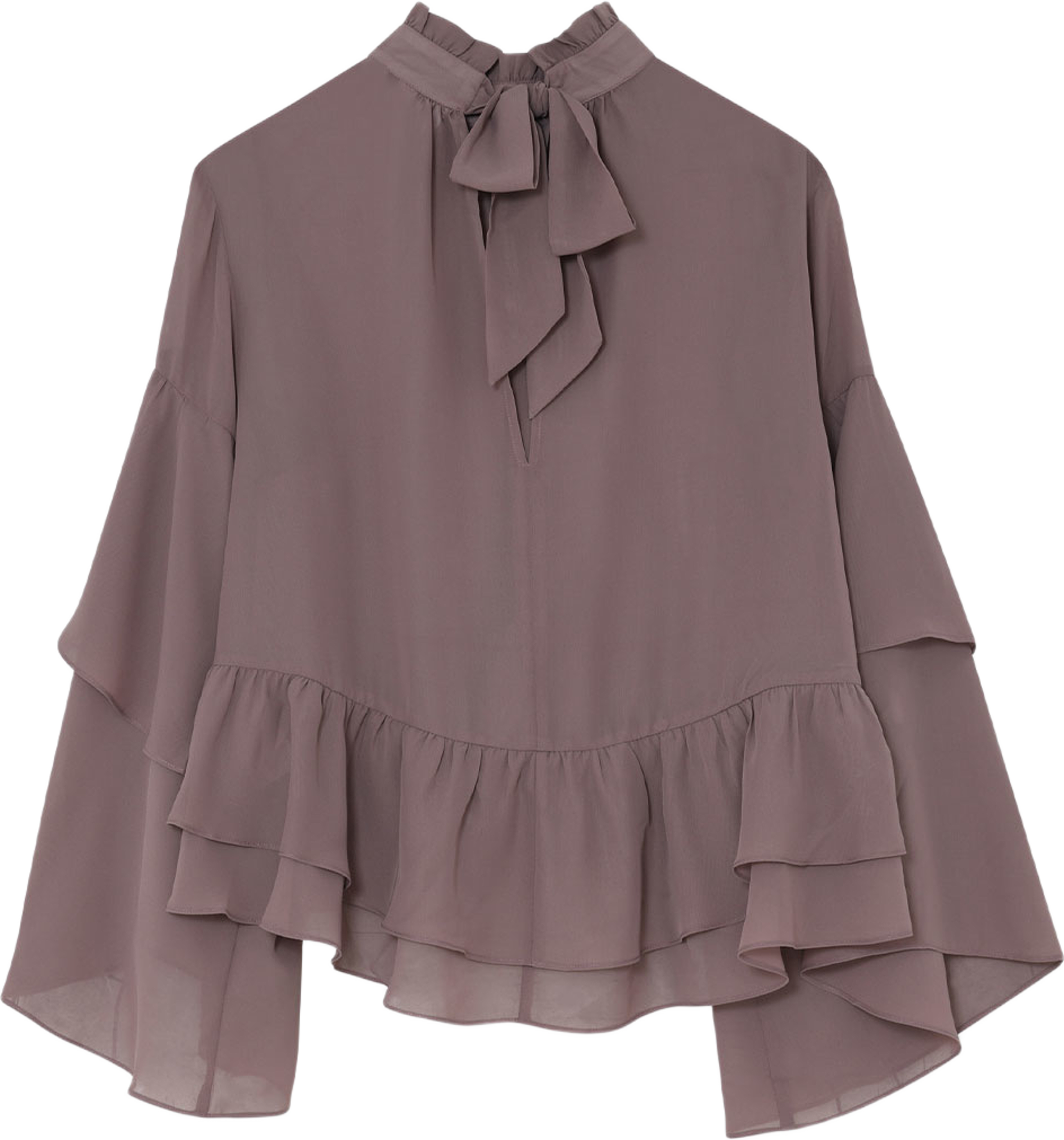 Nomi Day Chiffon Top, från DAY Birger et Mikkelsen, i färgen Twilight Mauve. Klicka för att öppna bilden i stort format