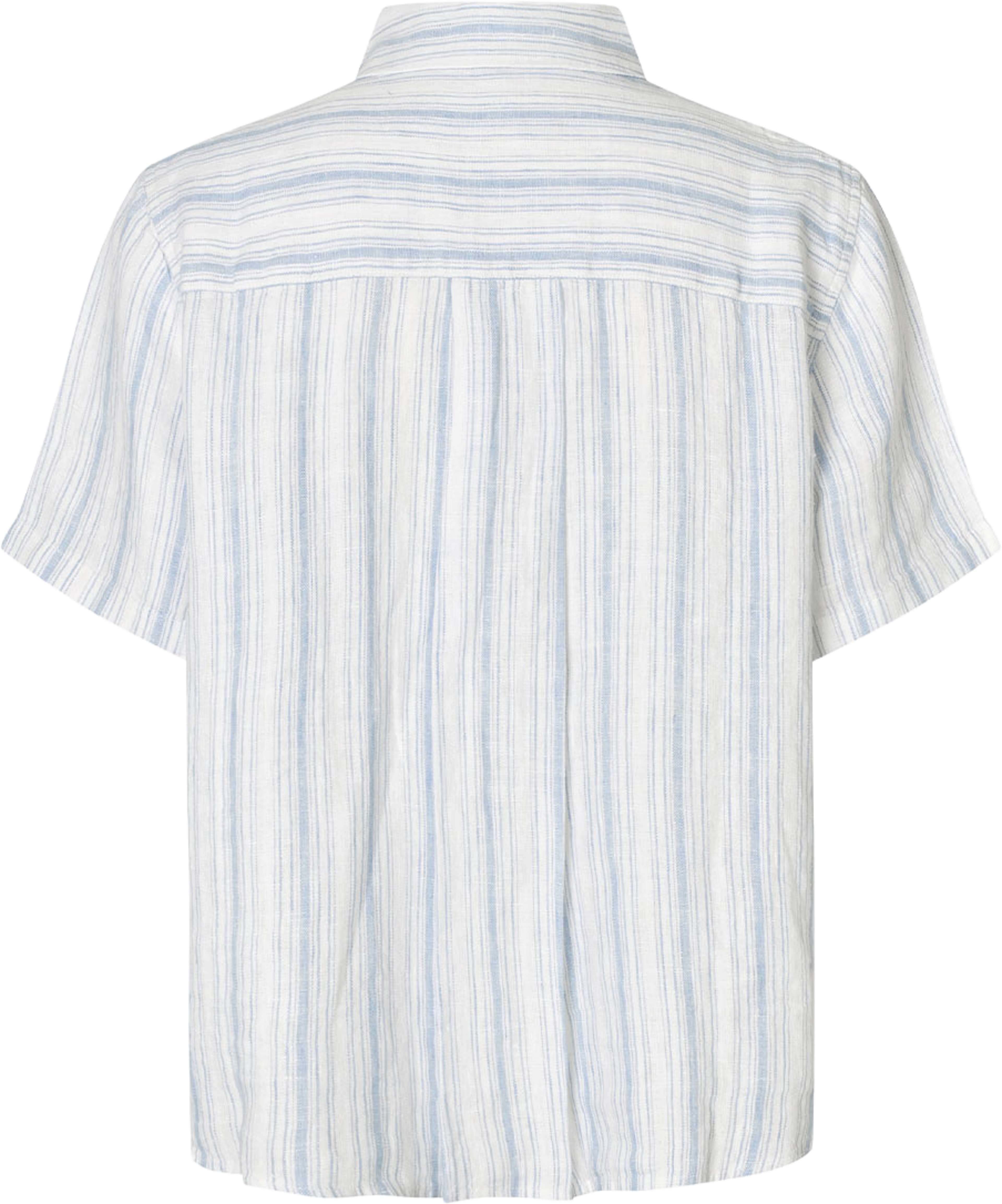 Samina Shirt 16064, från SAMSOE SAMSOE, i färgen Clear Blue St. Klicka för att öppna bilden i stort format