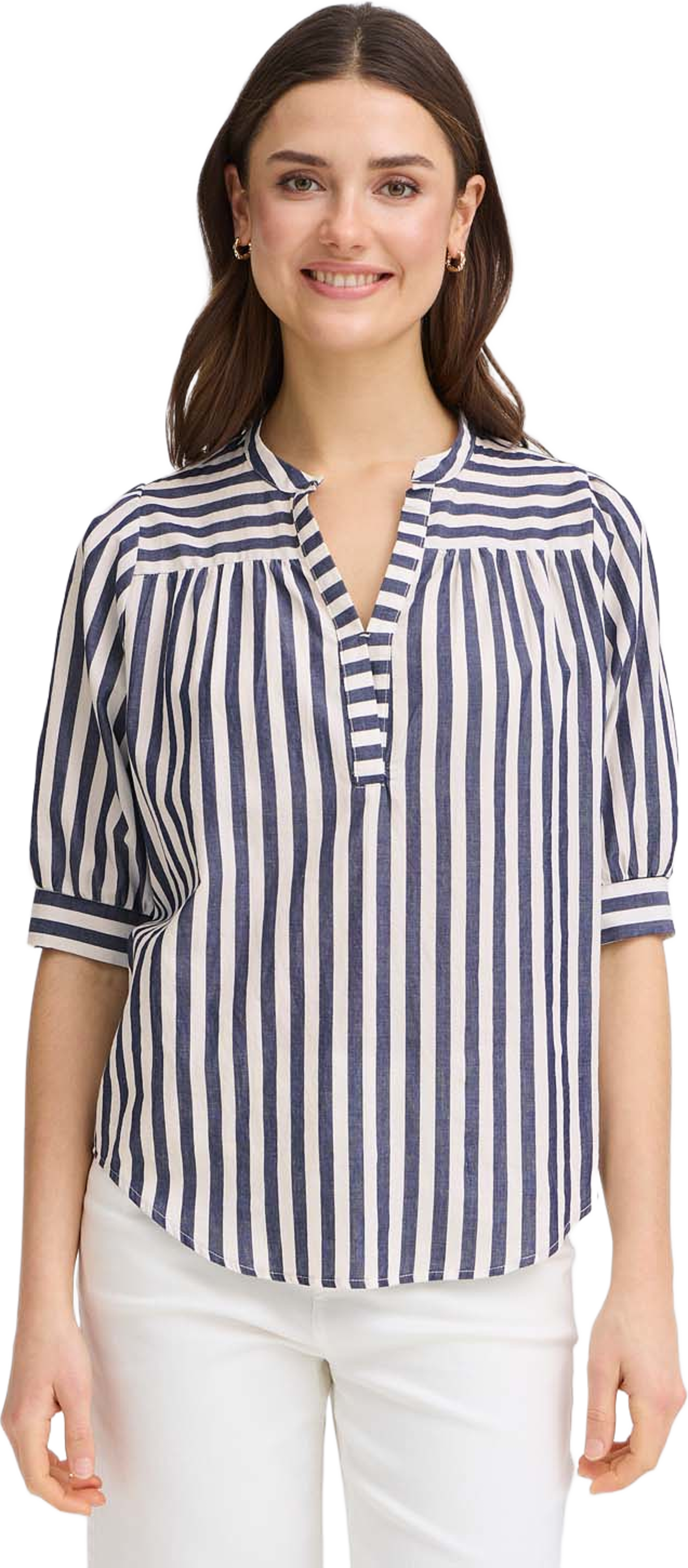 FRDONNIE BL 1, från Fransa, i färgen Navy Blazer White Stripe. Klicka för att öppna bilden i stort format