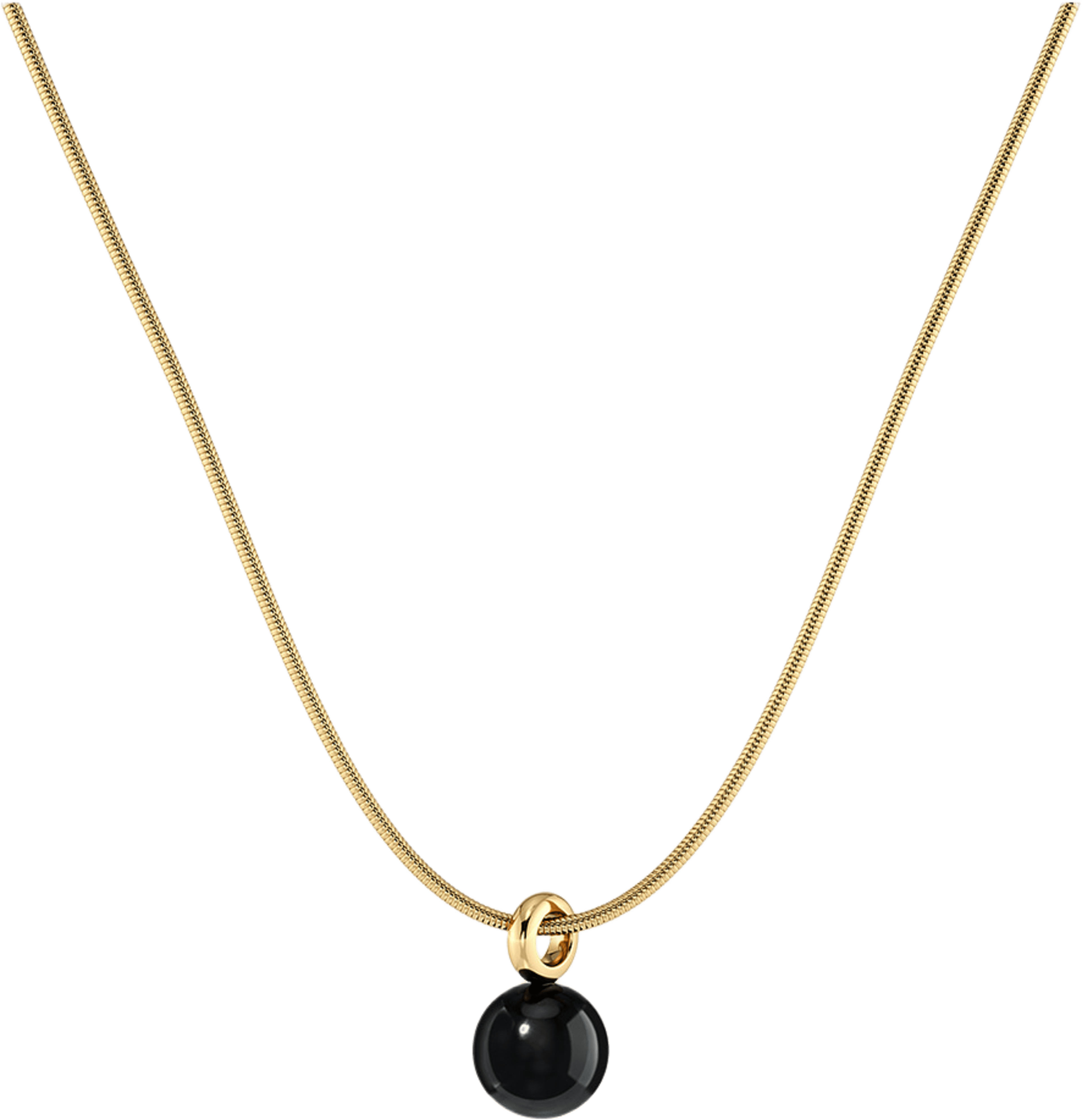 Aura Necklace S Gold/Black, från Edblad, i färgen Gold. Klicka för att öppna bilden i stort format