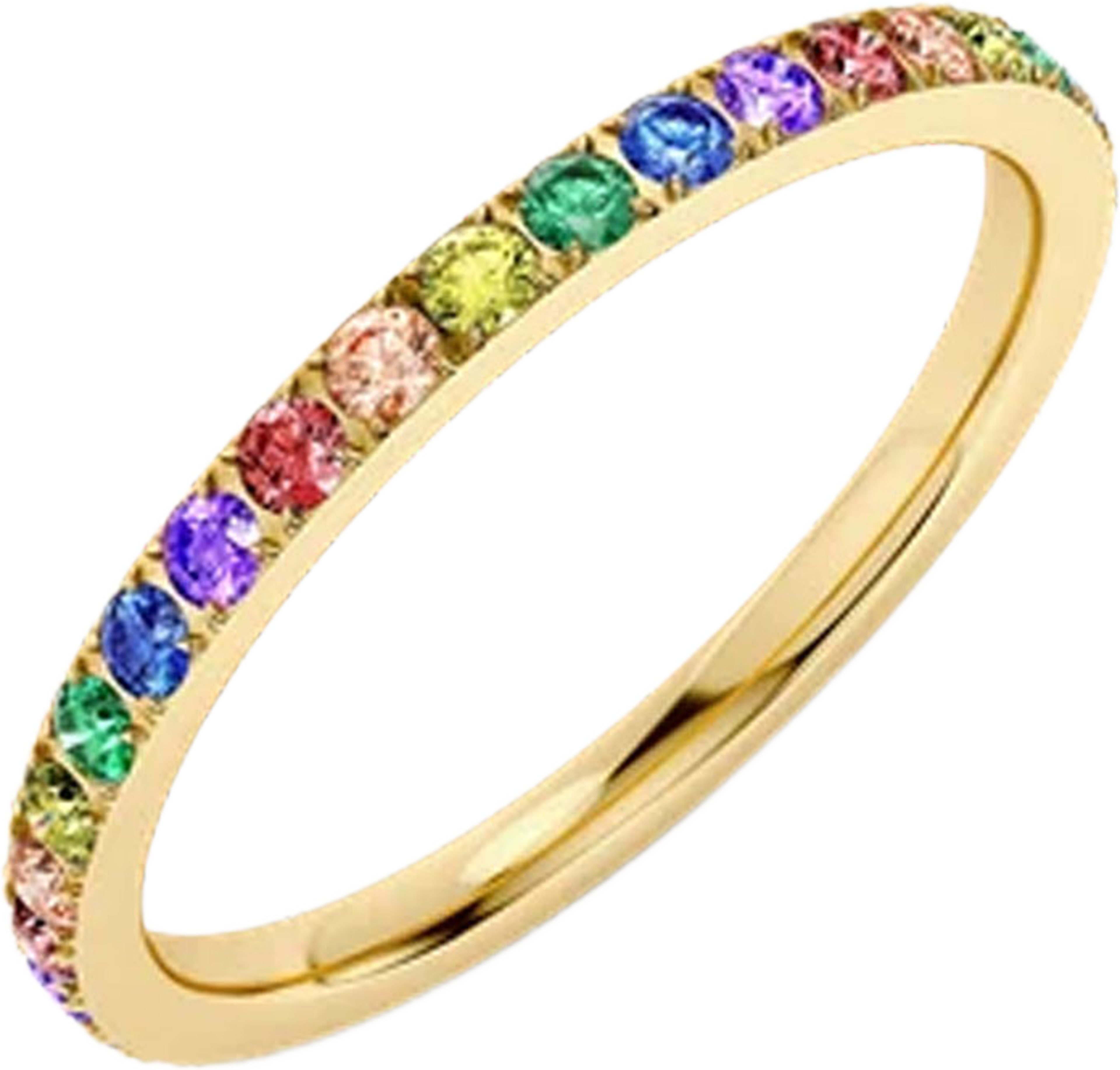Rainbow Ring Gold/Multi, från Edblad, i färgen Gold. Klicka för att öppna bilden i stort format
