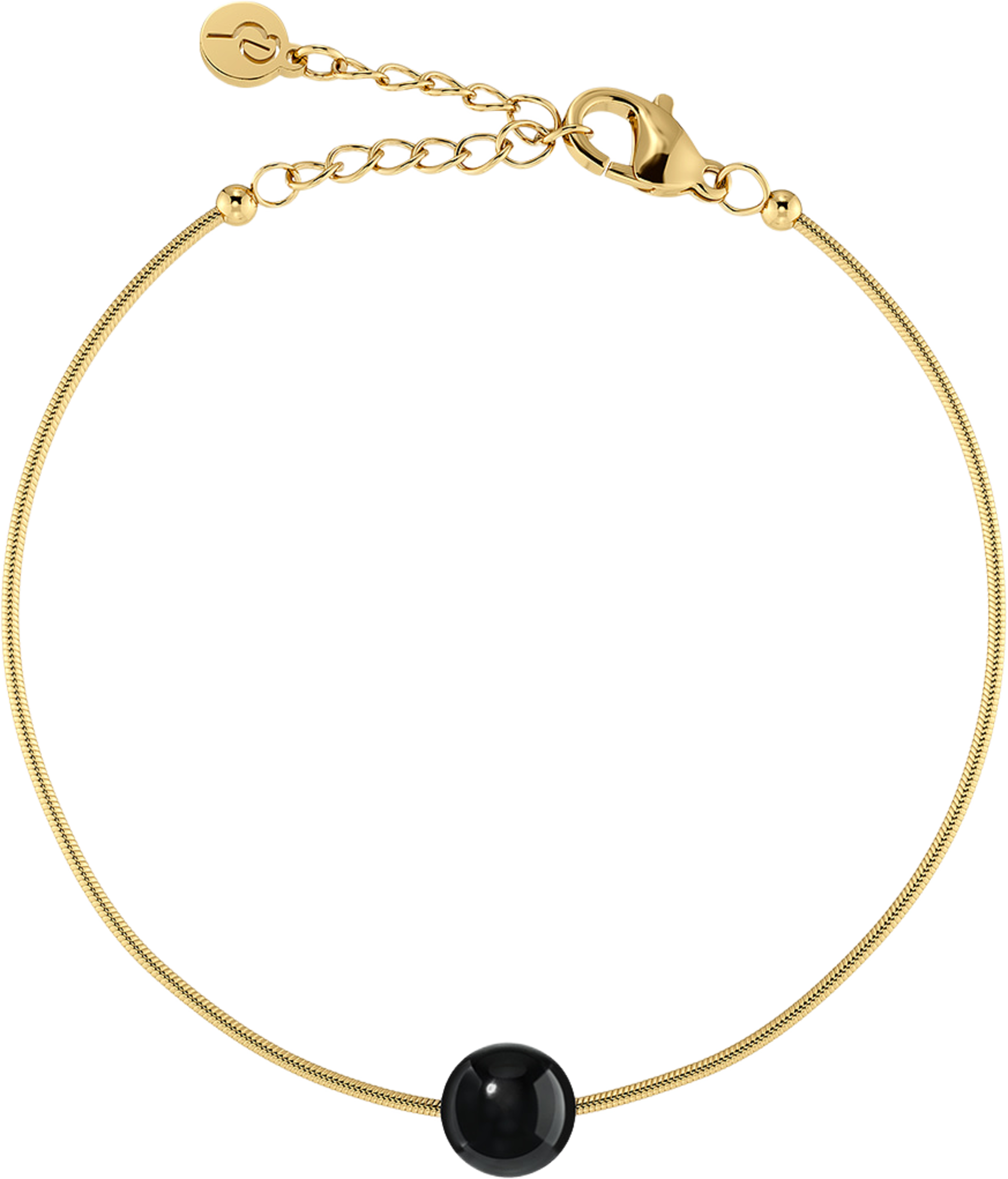 Aura Bracelet S Gold/Black, från Edblad, i färgen Gold. Klicka för att öppna bilden i stort format