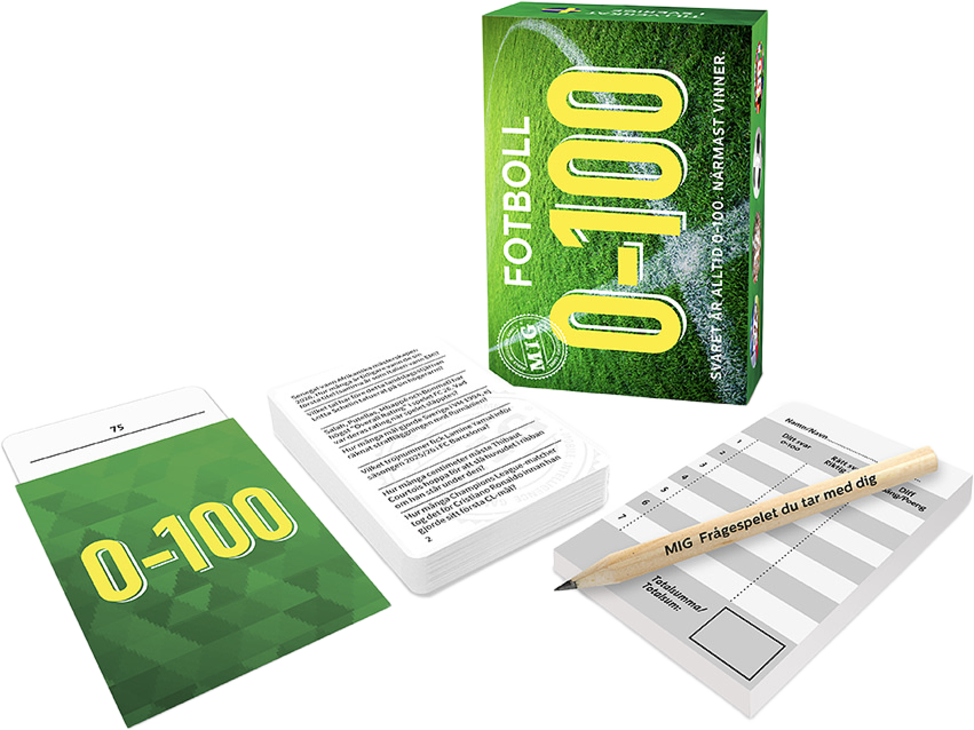 Mini 0-100 Fotboll, från M.I.G, i färgen Grön. Klicka för att öppna bilden i stort format