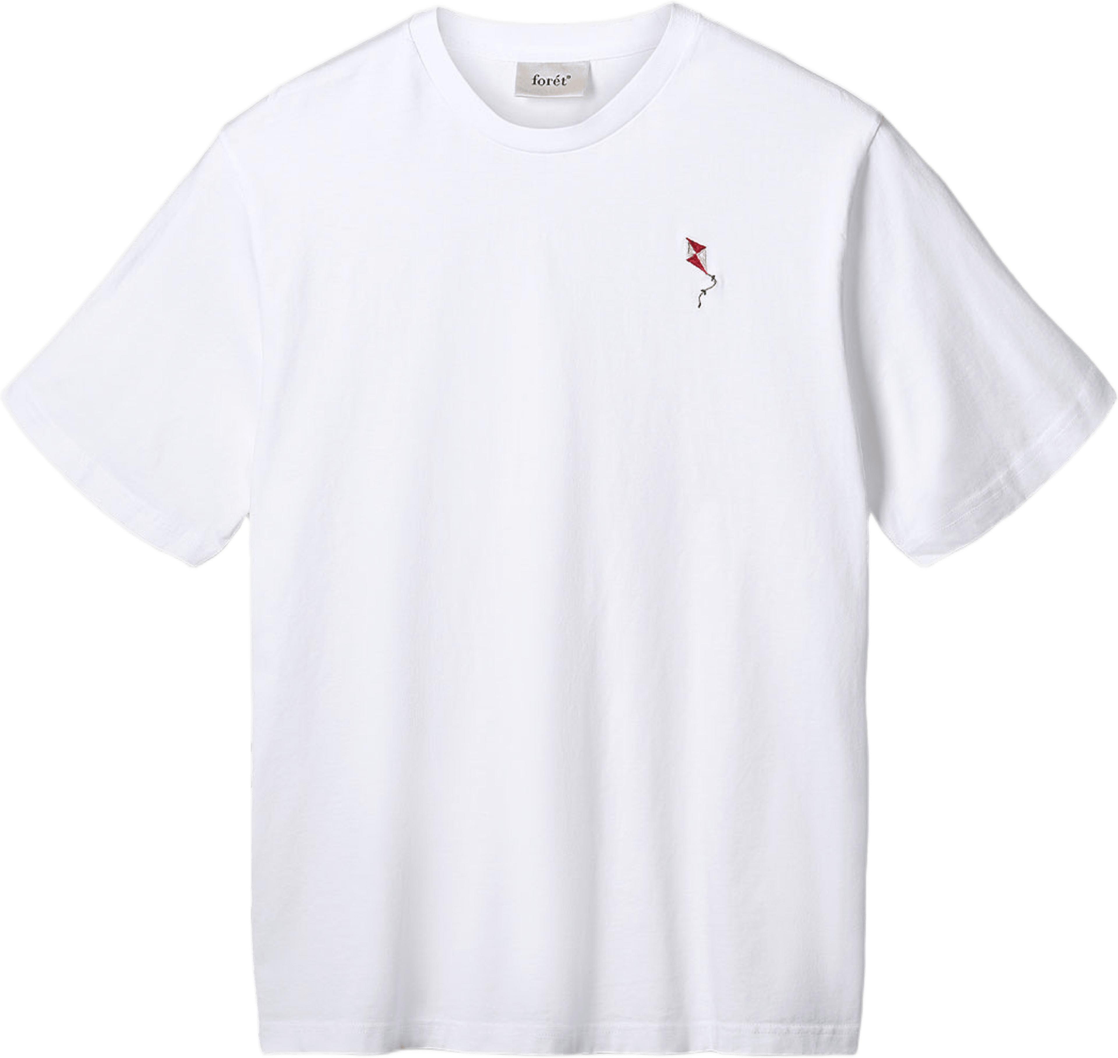 Kite T-Shirt, från Forét, i färgen White. Klicka för att öppna bilden i stort format