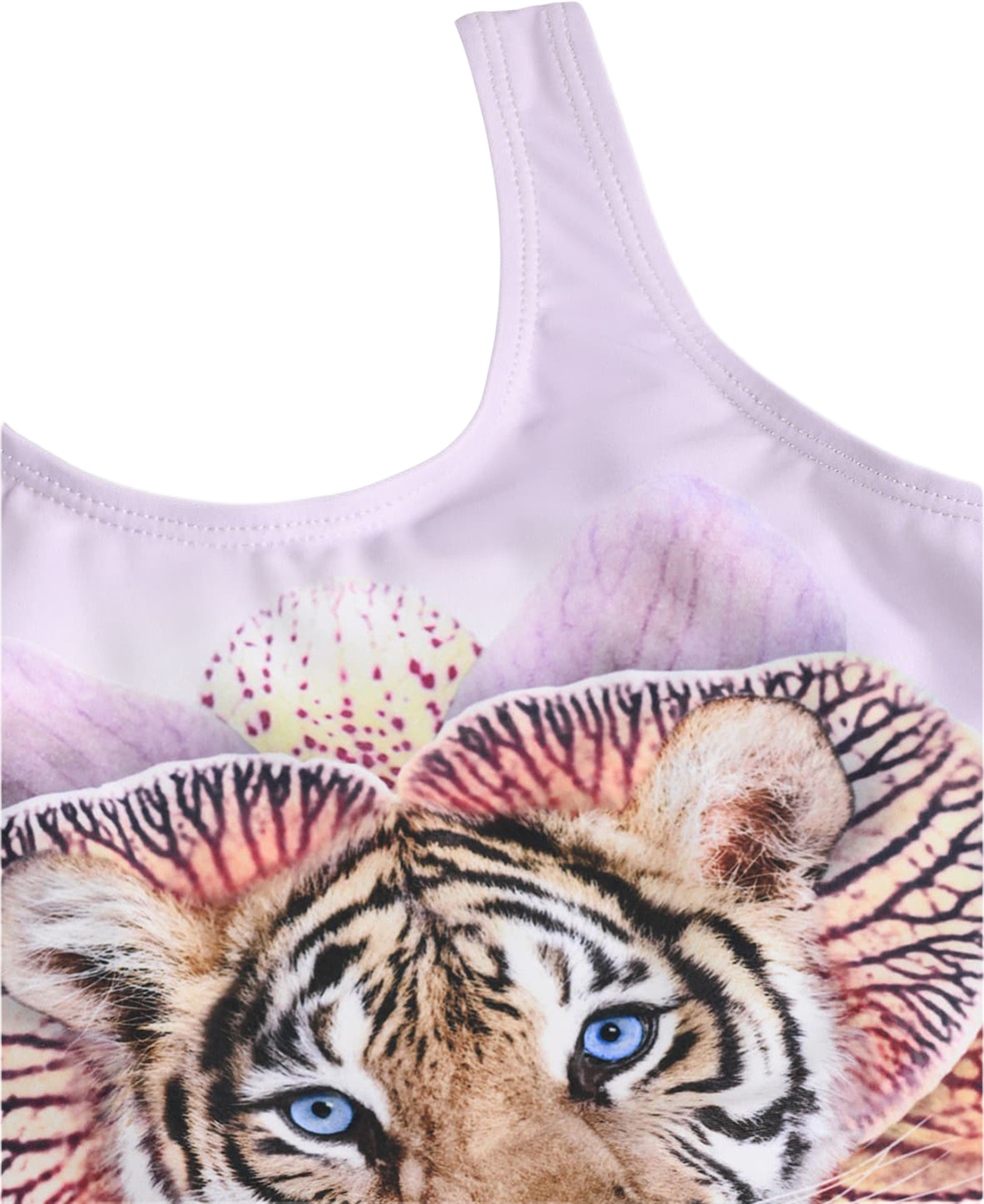 Nika Swimsuit, från Molo, i färgen Orchid Tiger. Klicka för att öppna bilden i stort format