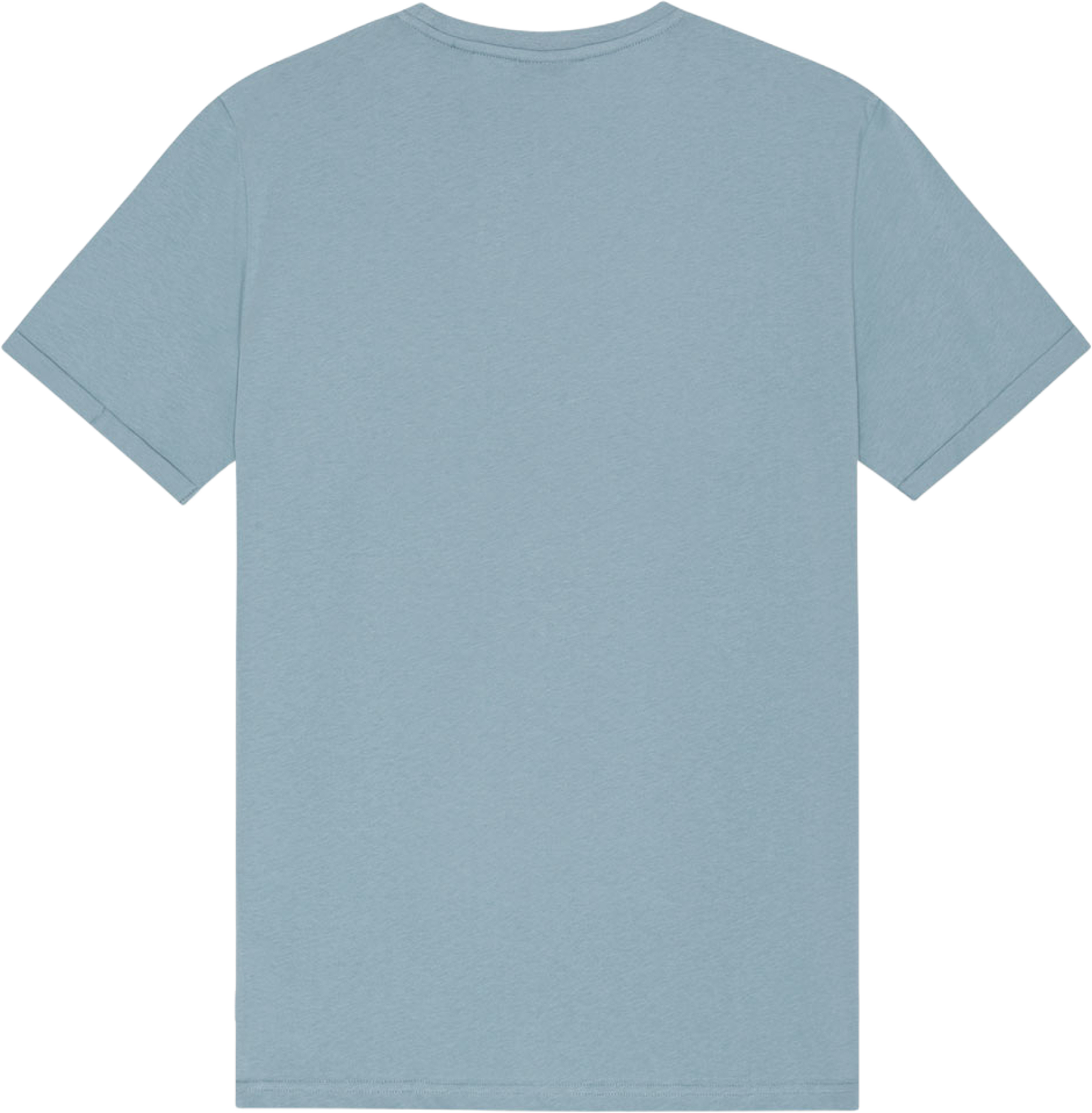 Core Contrast T-Shirt, från LES DEUX, i färgen Faded Denim Blue. Klicka för att öppna bilden i stort format