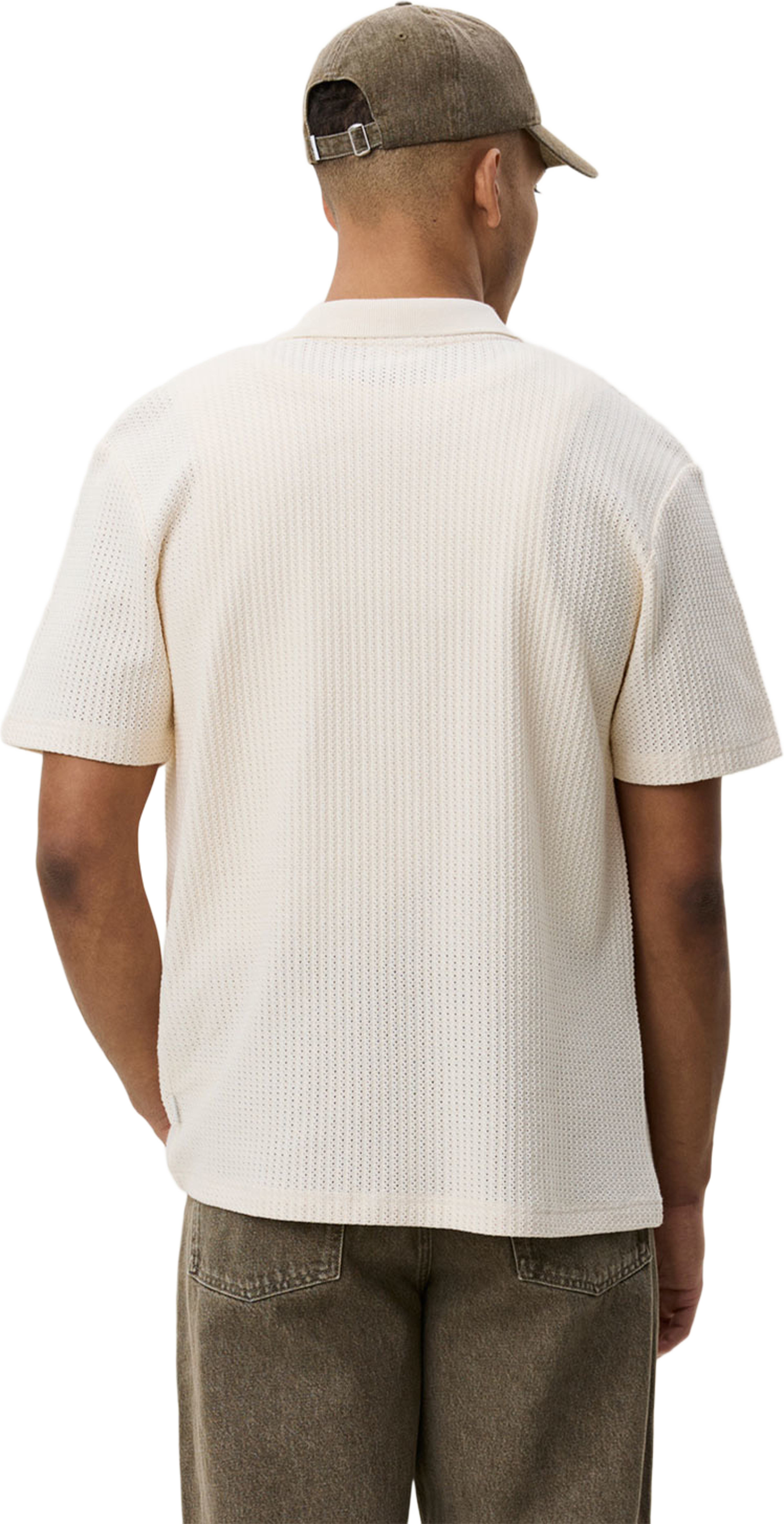 Pointelle Shirt, från LES DEUX, i färgen Eggnog White. Klicka för att öppna bilden i stort format