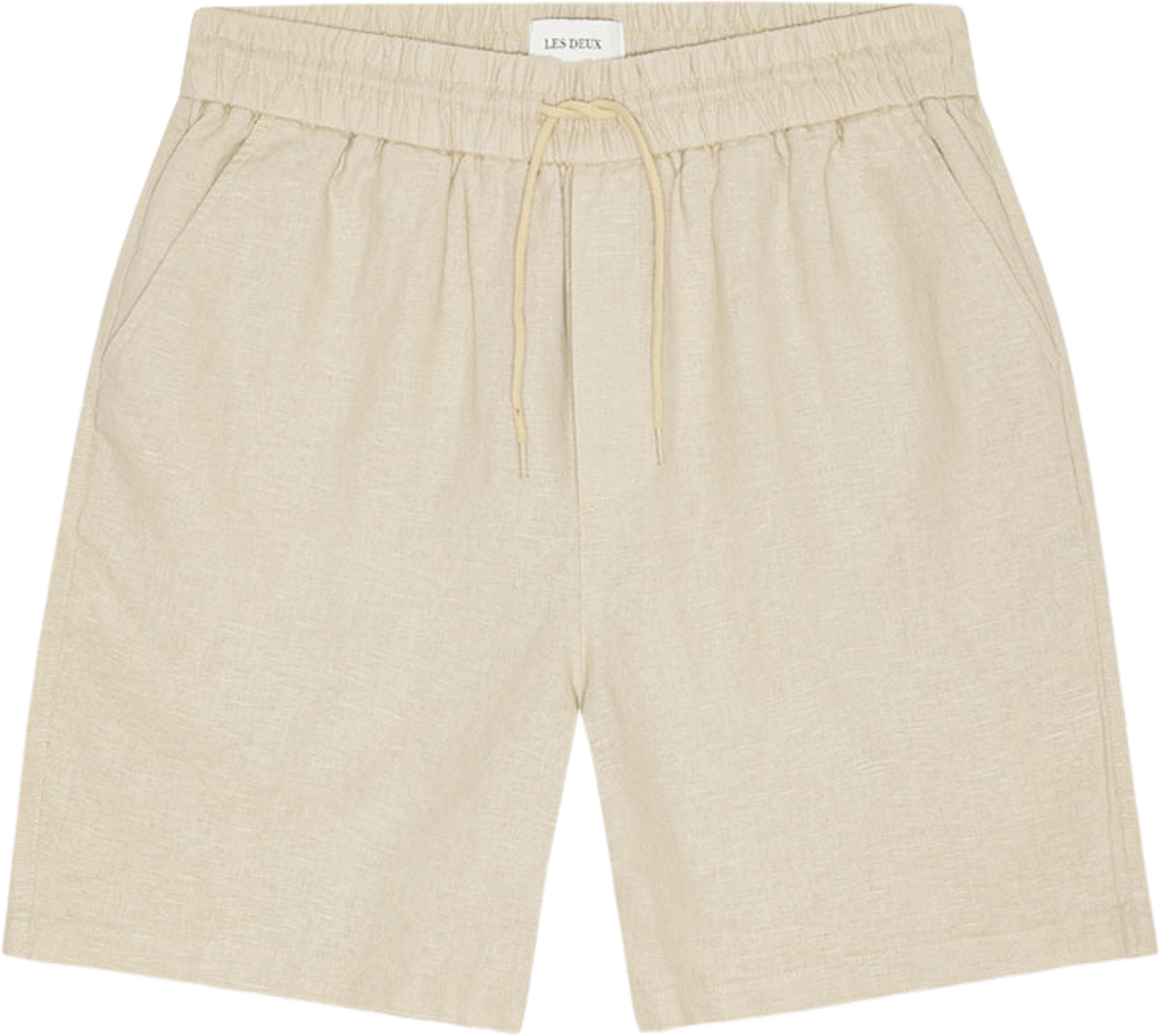 Drawstring Linen Shorts, från LES DEUX, i färgen Light Sand. Klicka för att öppna bilden i stort format