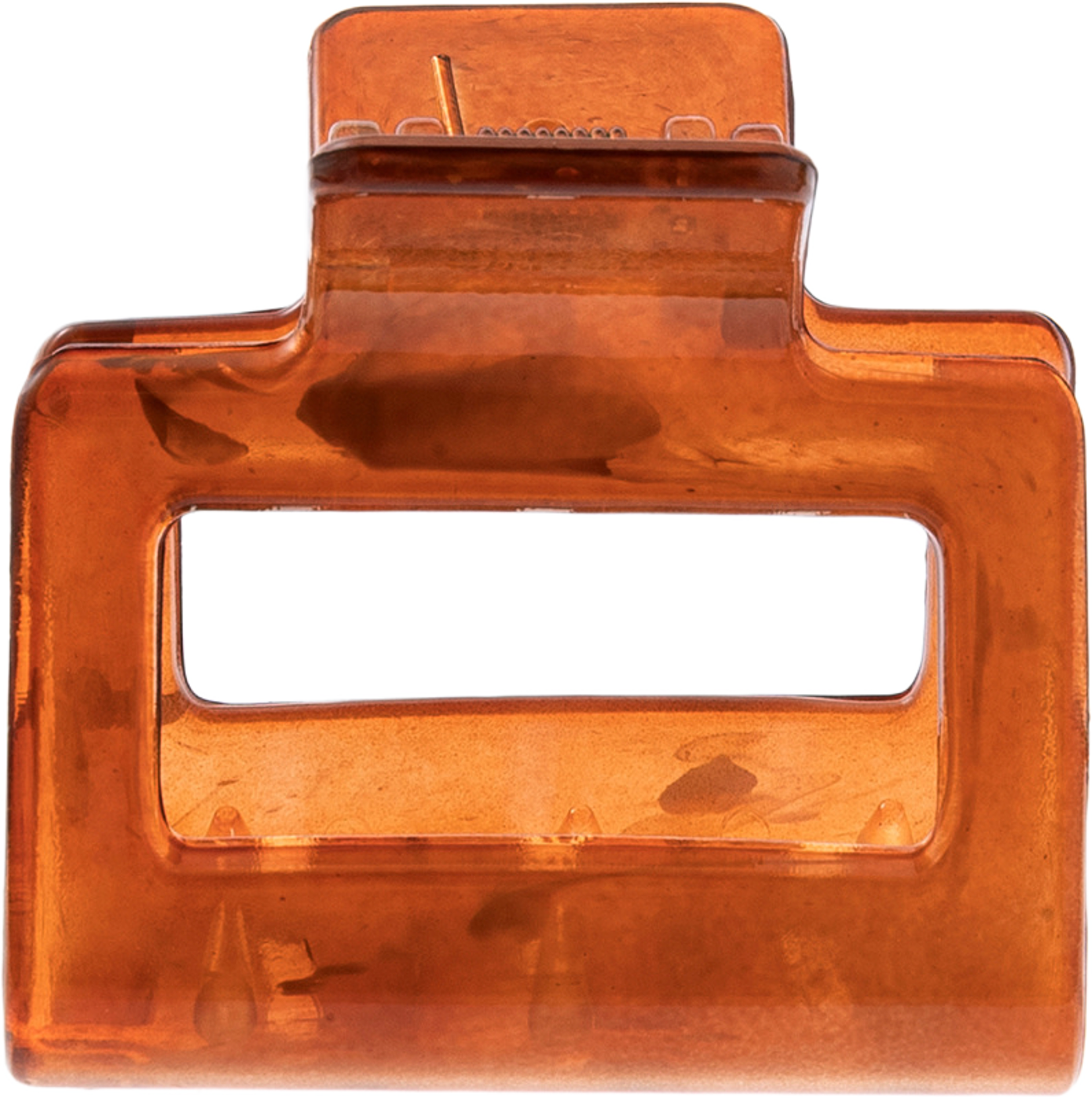 Hårklämma AURORA mini square, från Appear, i färgen Shiny Caramel. Klicka för att öppna bilden i stort format