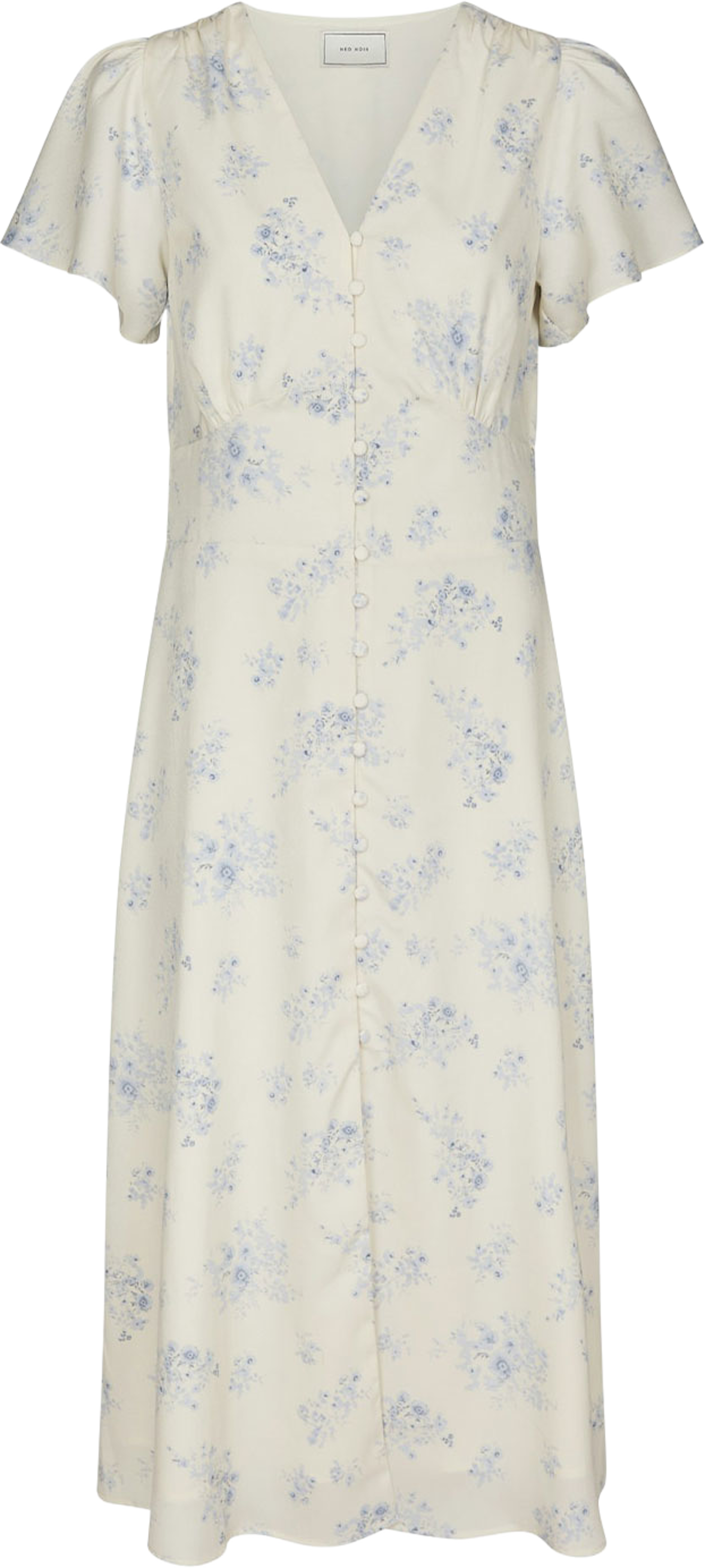 Eleni Delicate Flower Dress, från Neo Noir, i färgen Creme. Klicka för att öppna bilden i stort format