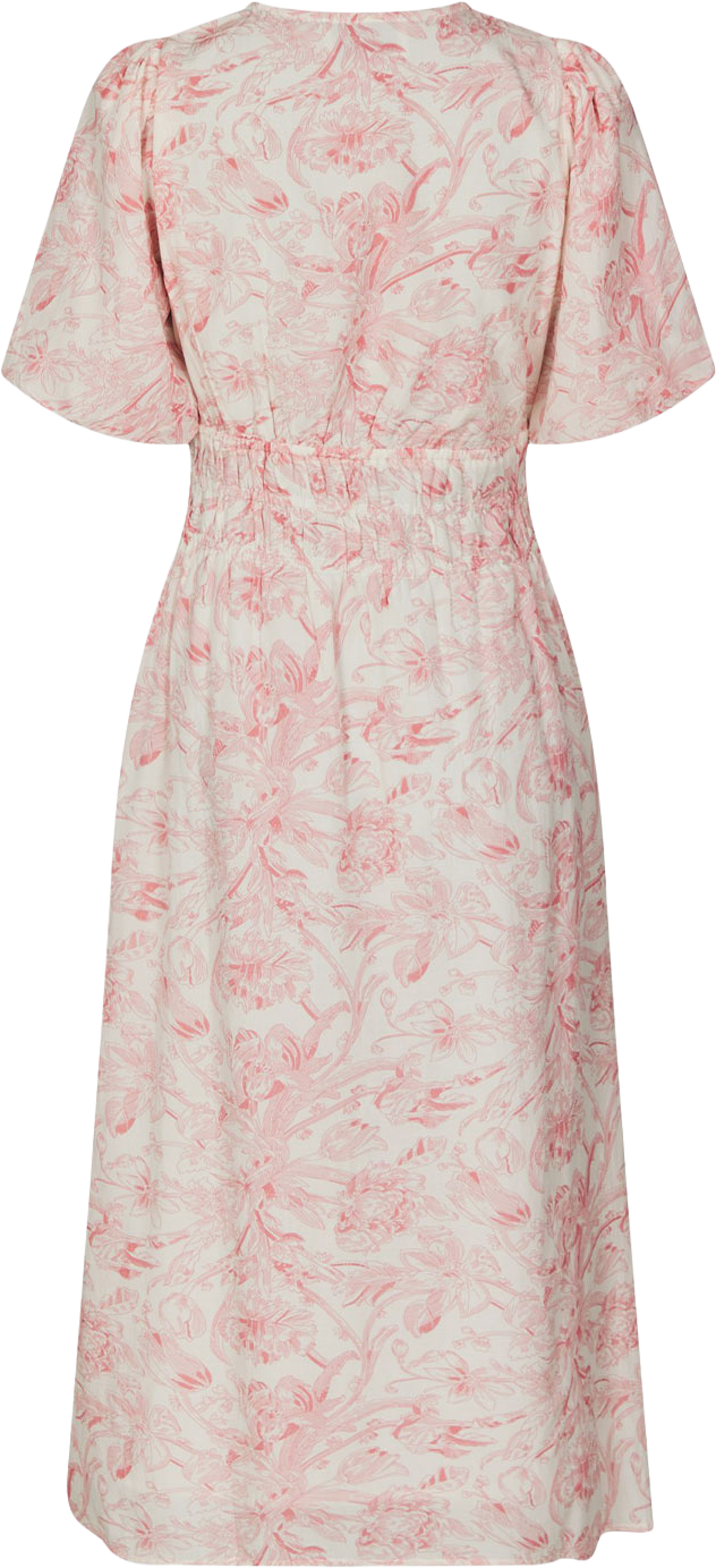 Kalia Print Dress, från Neo Noir, i färgen Off White. Klicka för att öppna bilden i stort format