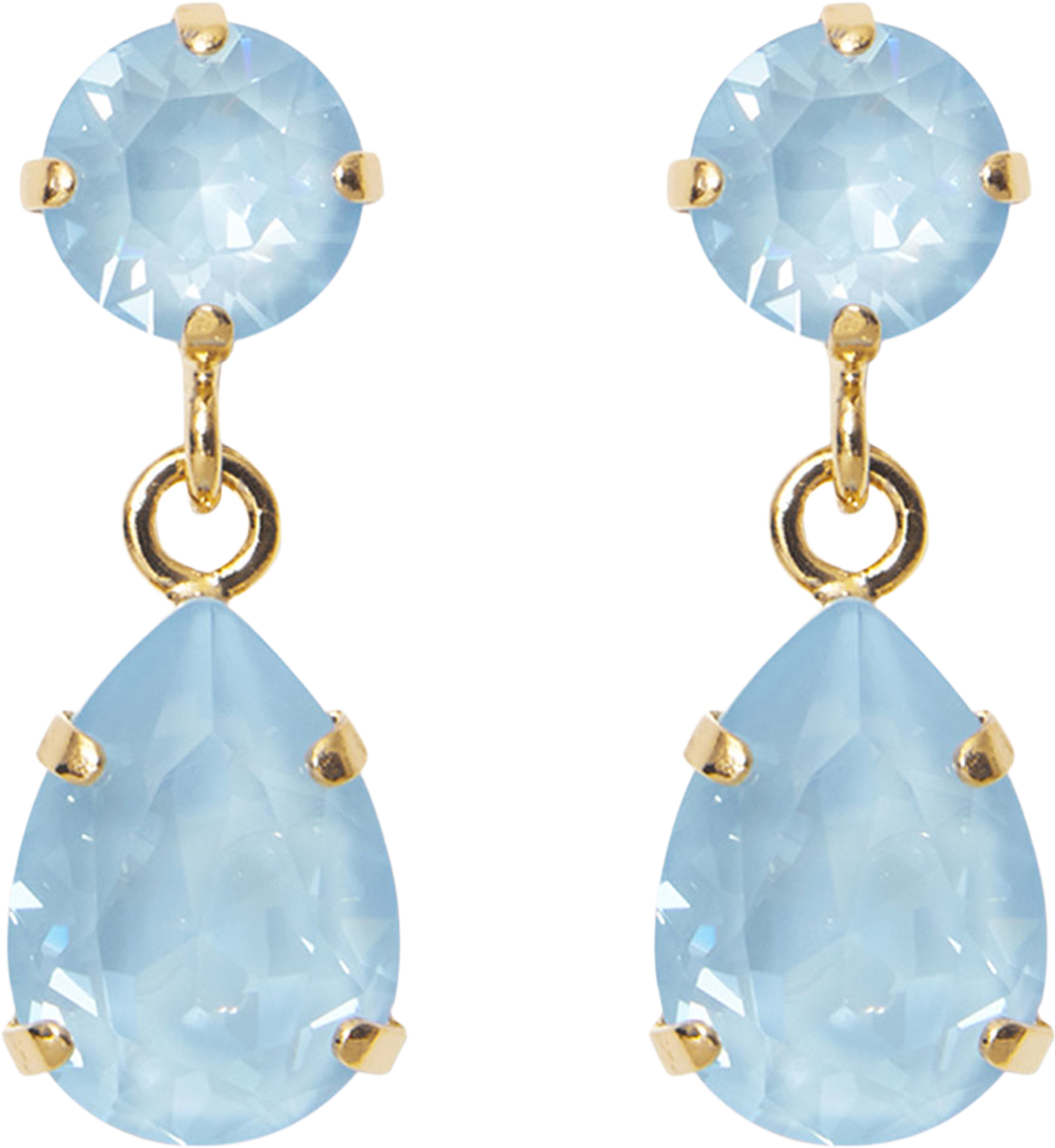 Mini Drop Earrings, från Caroline Svedbom, i färgen Sky Ignite1. Klicka för att öppna bilden i stort format