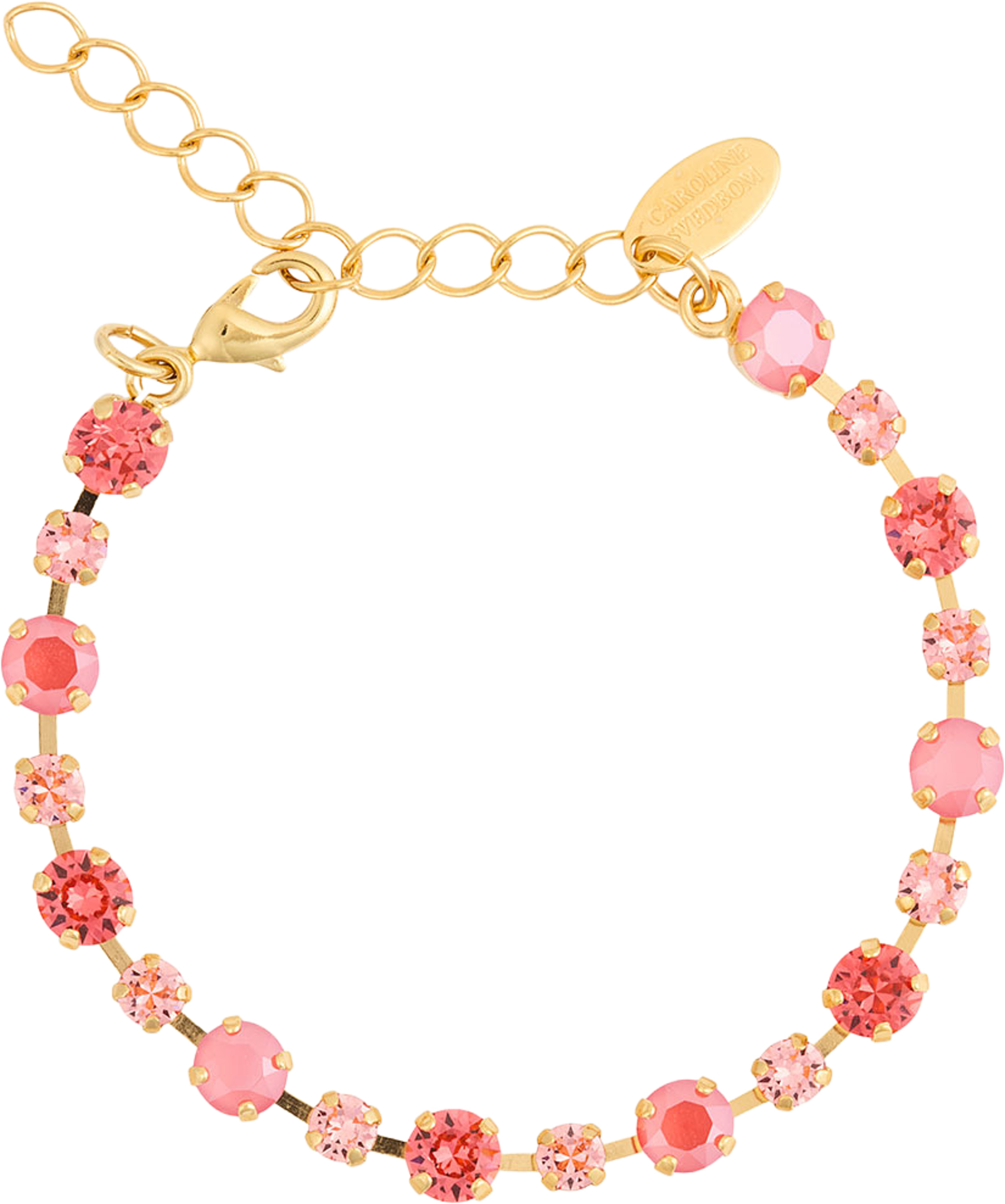 Calanthe Bracelet, från Caroline Svedbom, i färgen Light Coral Combo. Klicka för att öppna bilden i stort format